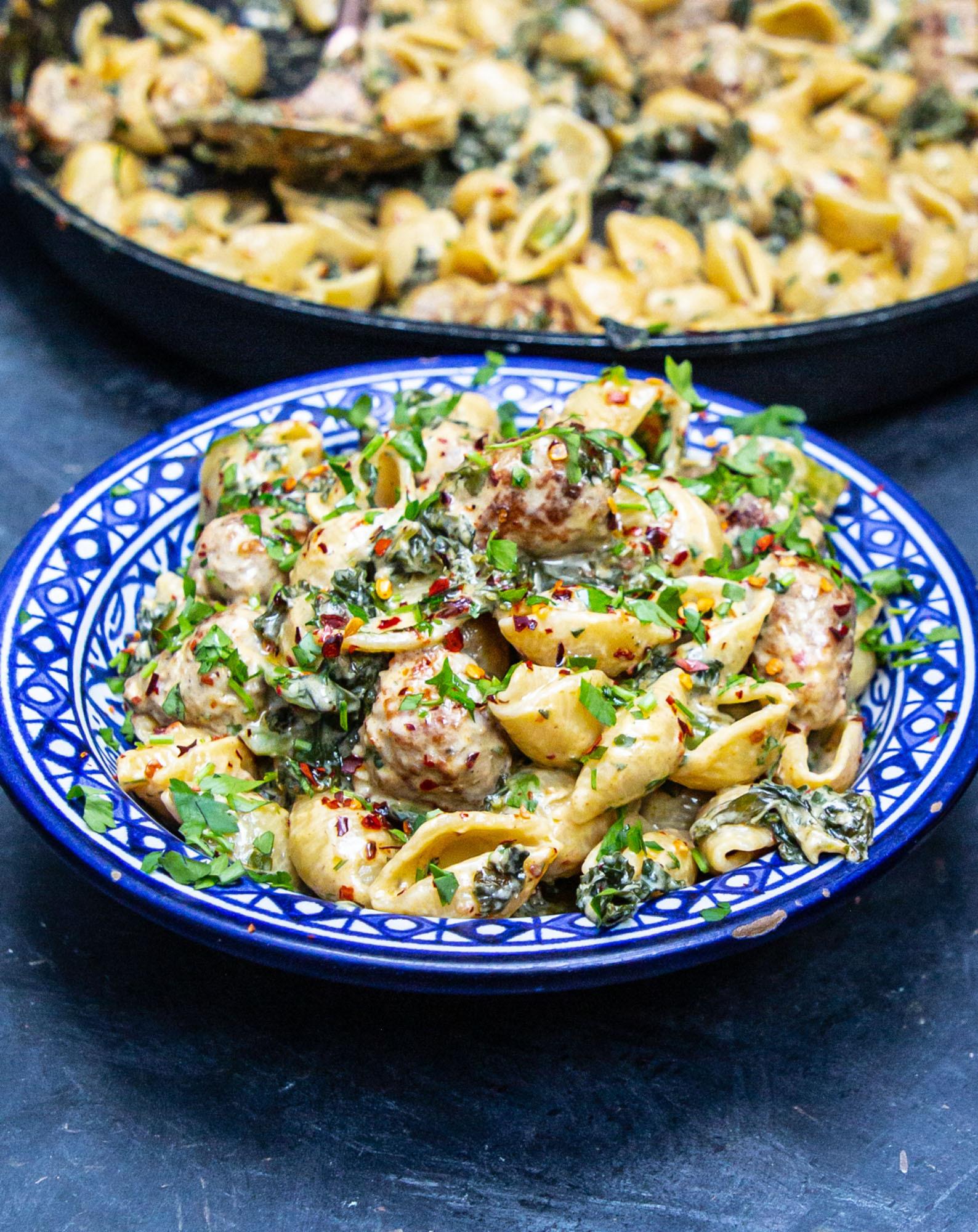 Sausage Kale Pasta