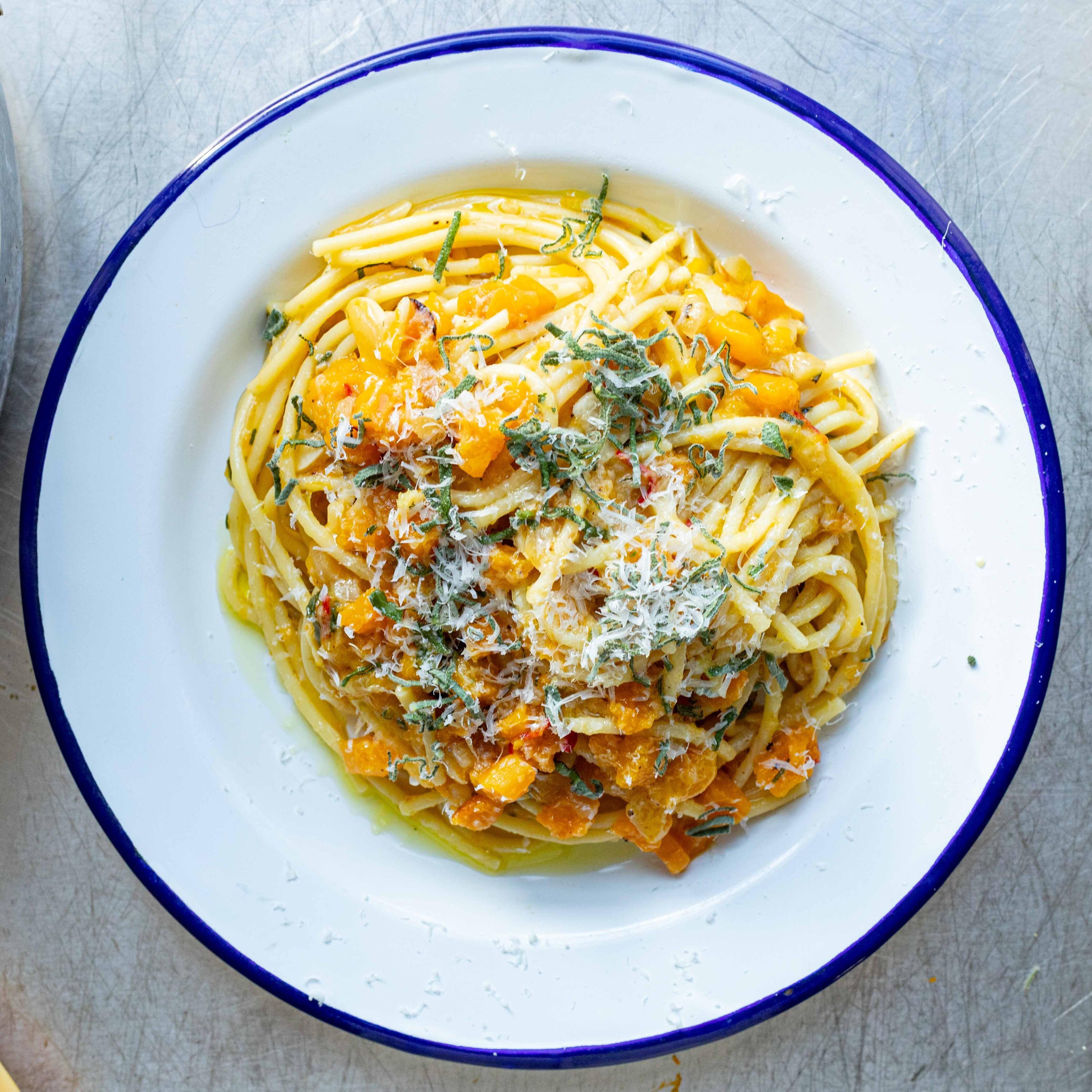 Brown Butter Squash Pasta