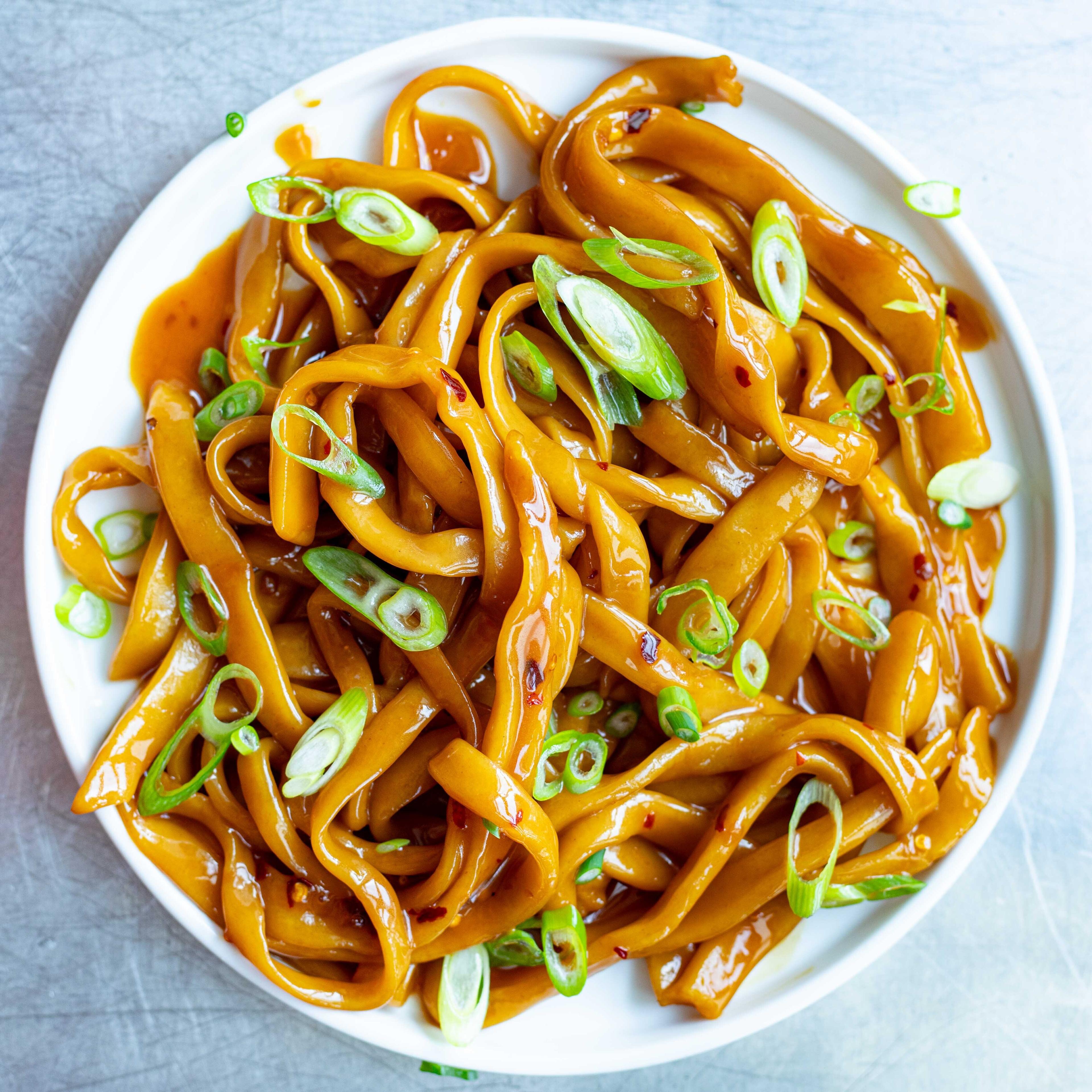 Burnt Honey Teriyaki Udon Recipe