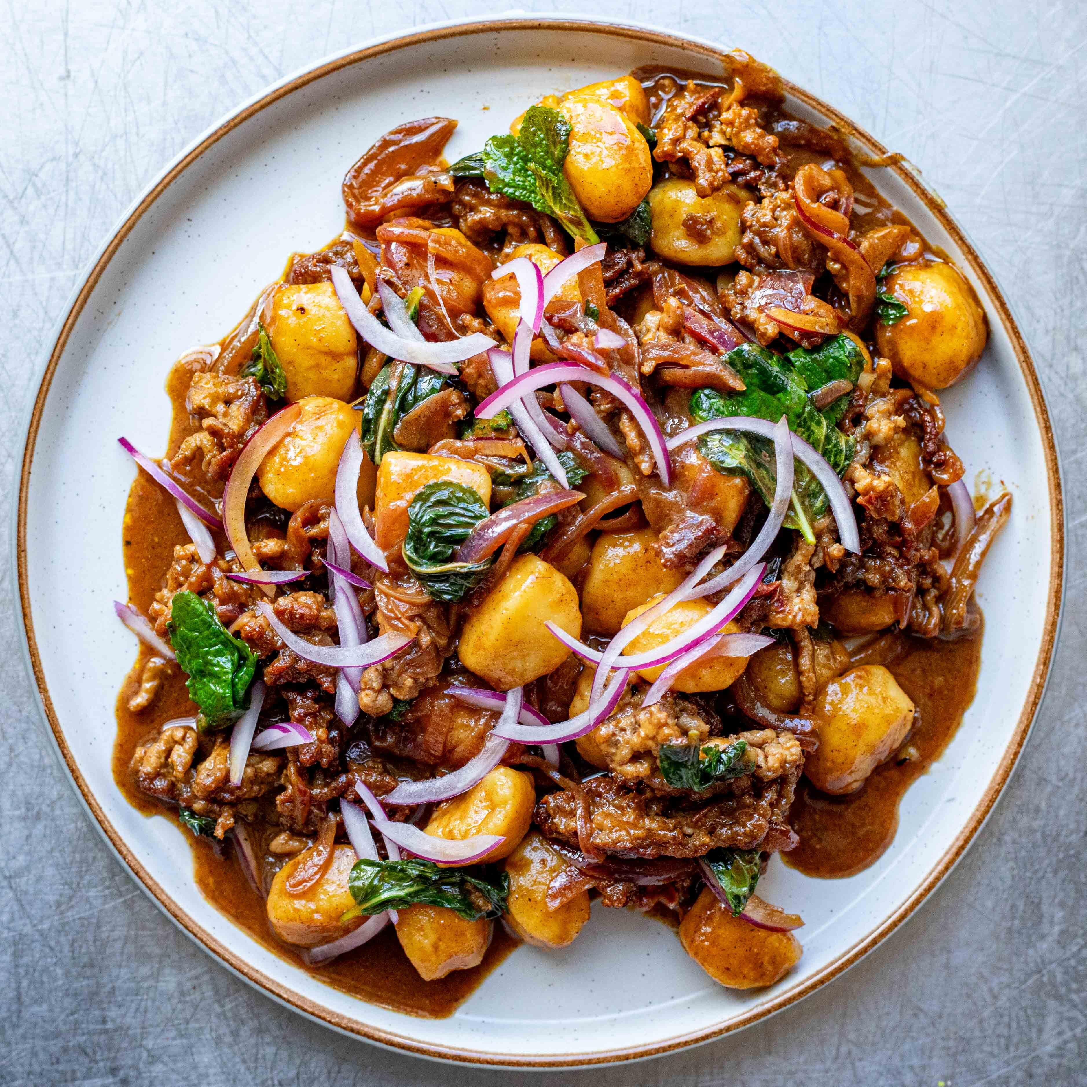 Crispy Lamb Gnocchi