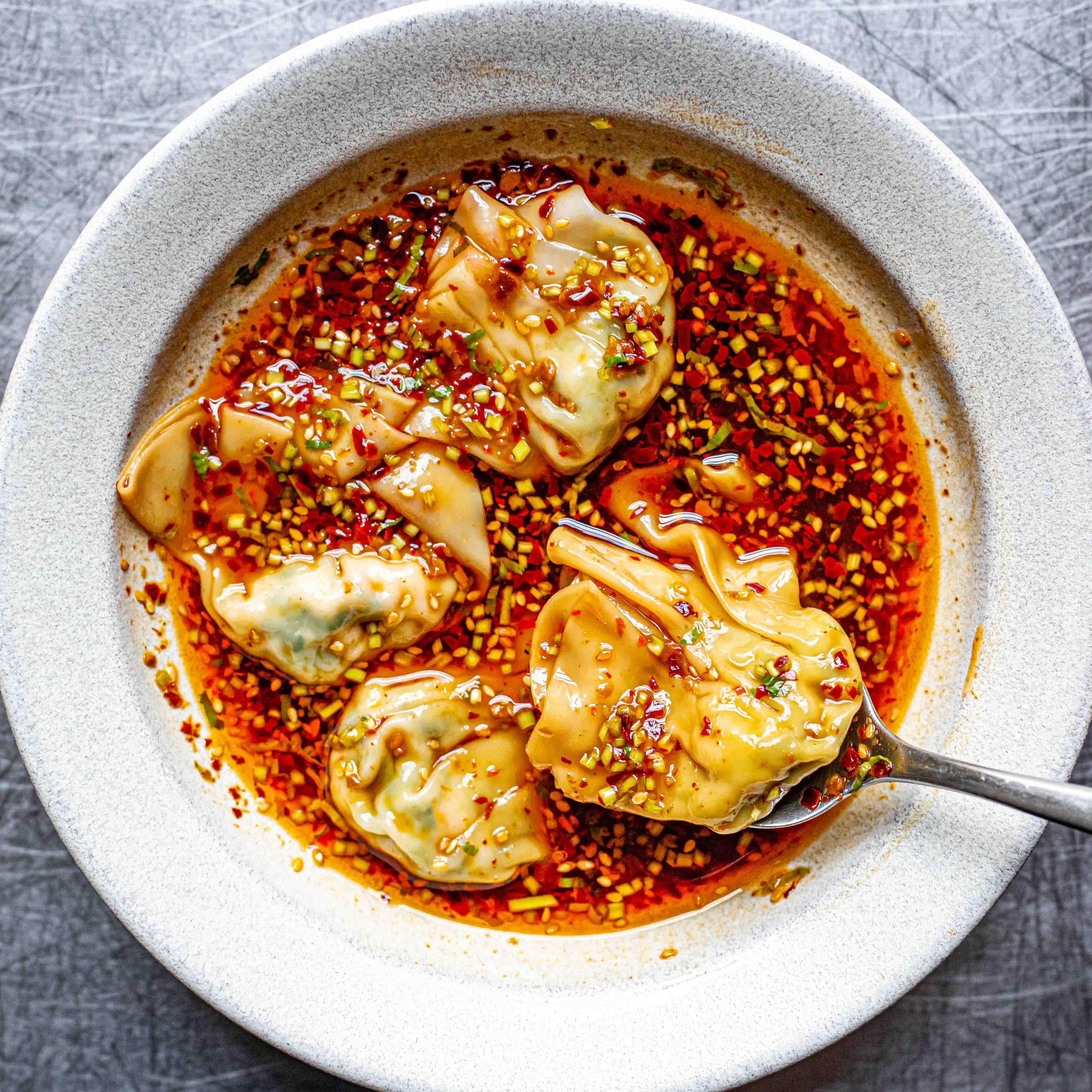 Dumplings In Chilli Vinegar