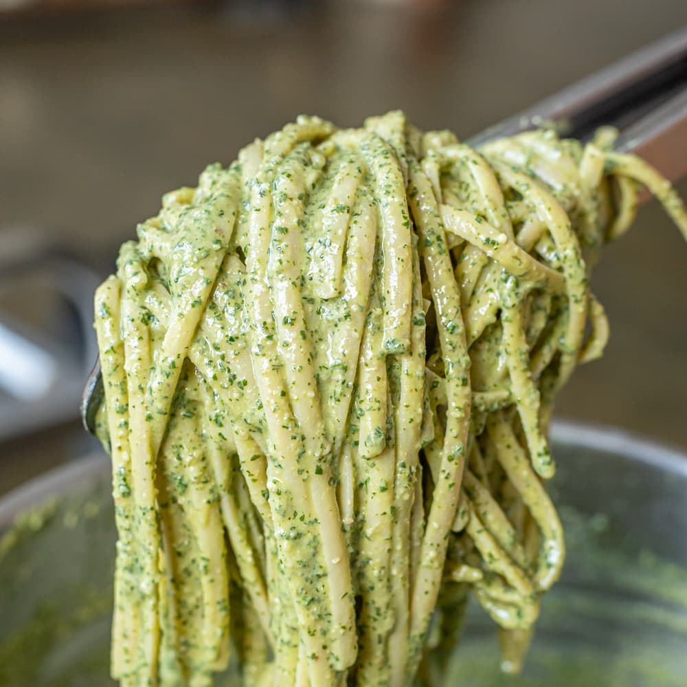 Parsley Pesto Linguine