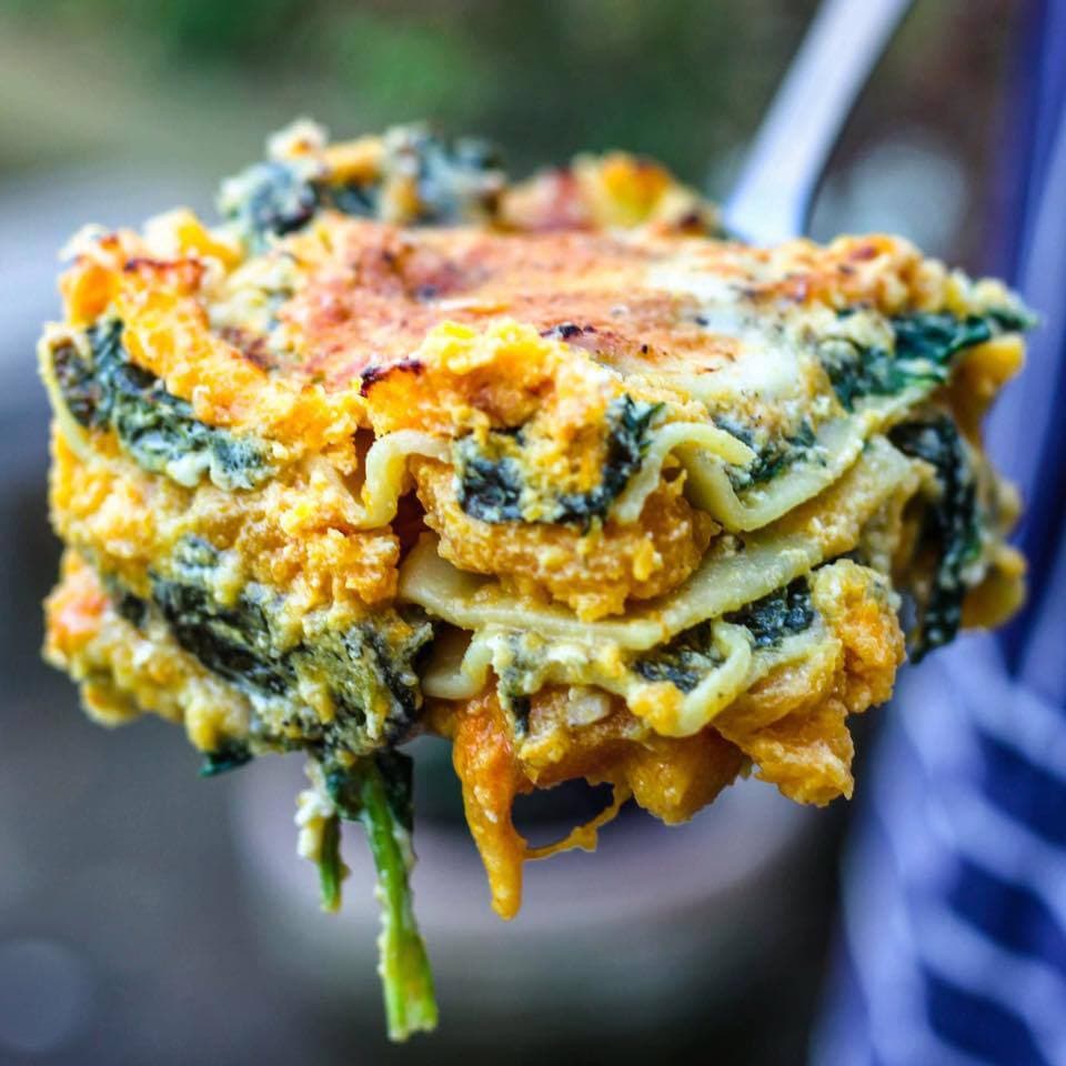 Spinach Ricotta Butternut Squash Lasagne