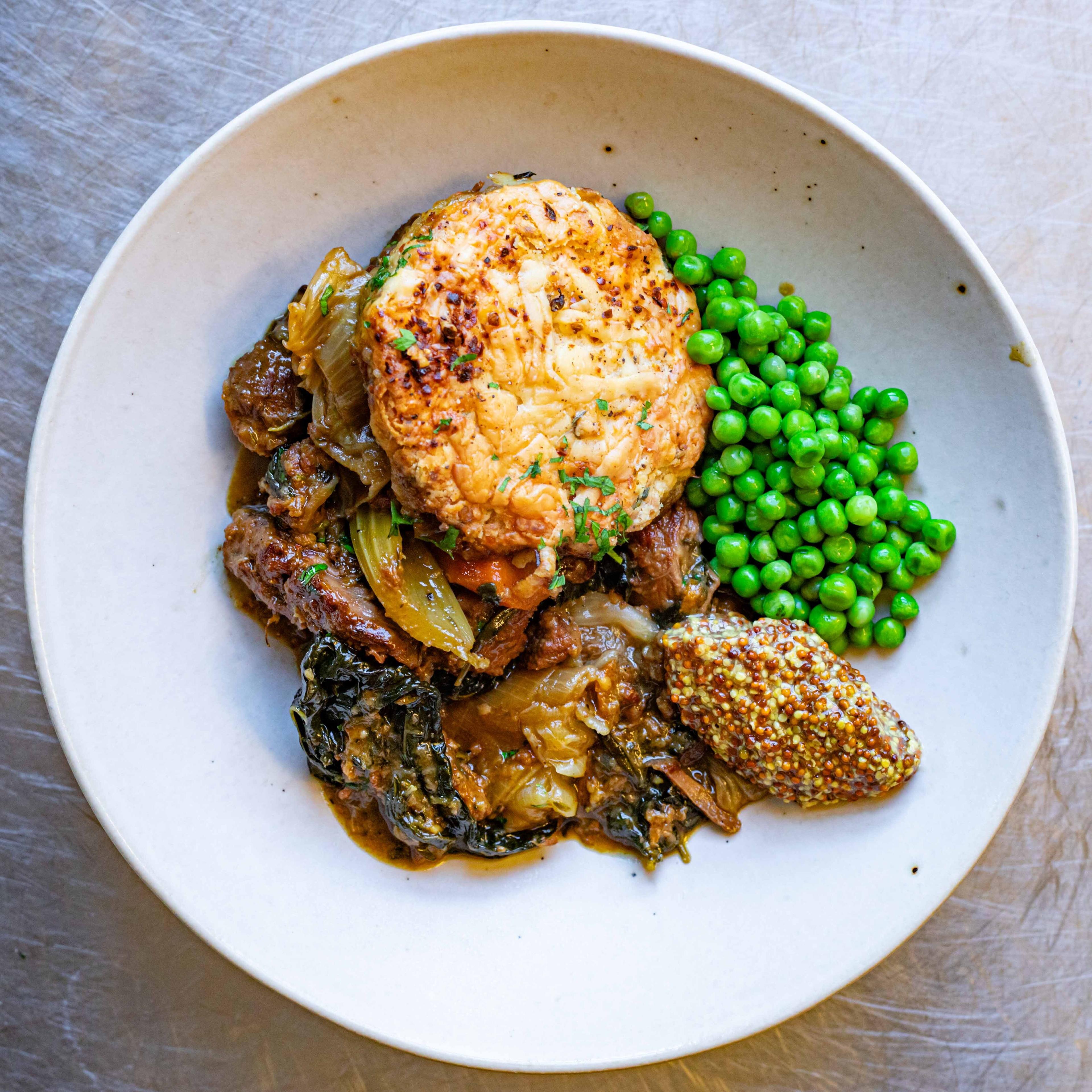 Beef Guinness Stew With Chilli Cheddar Dumplings