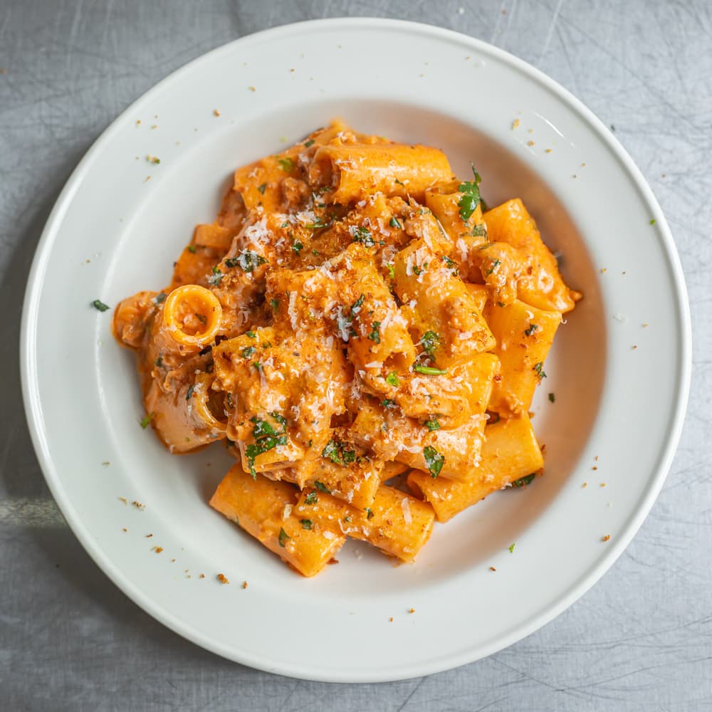 Sausage Gochujang Rigatoni