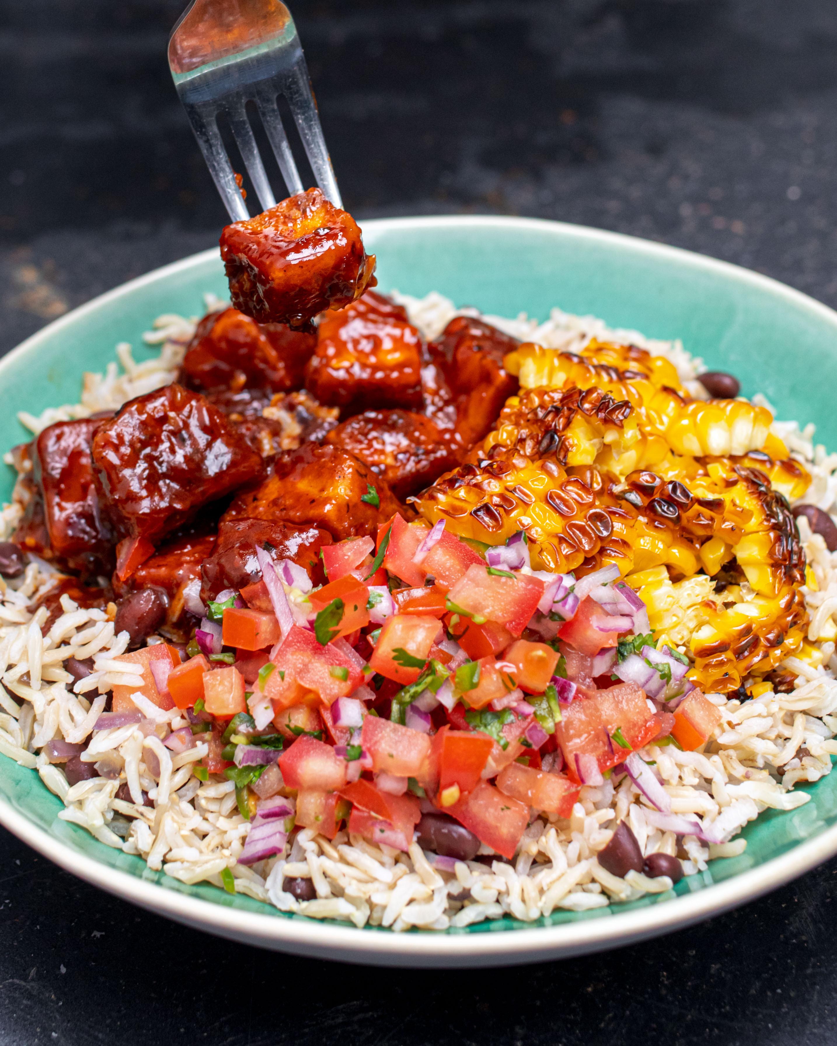 FLAVA IT Chipotle Tofu Rice Bowl