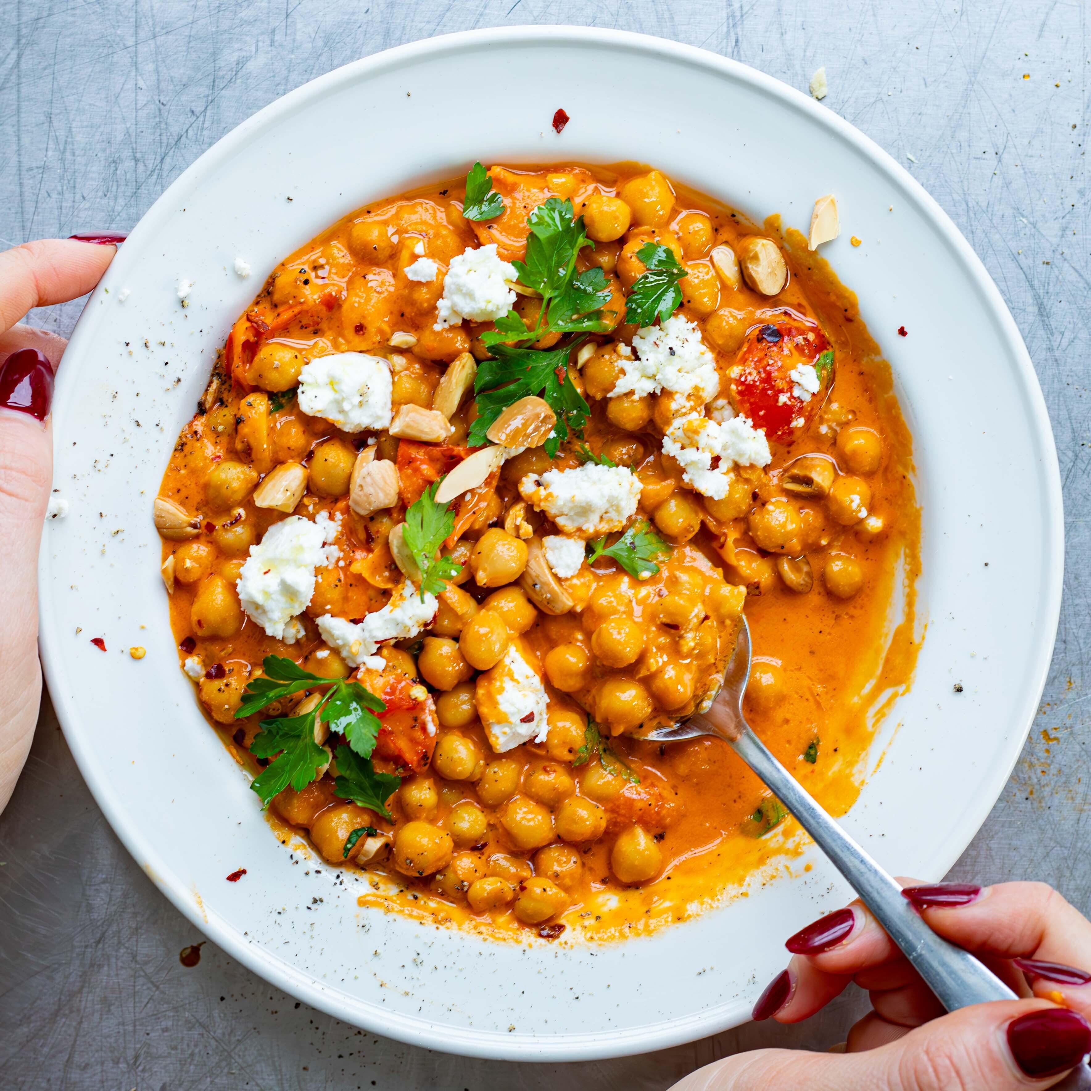 Romesco Chickpeas