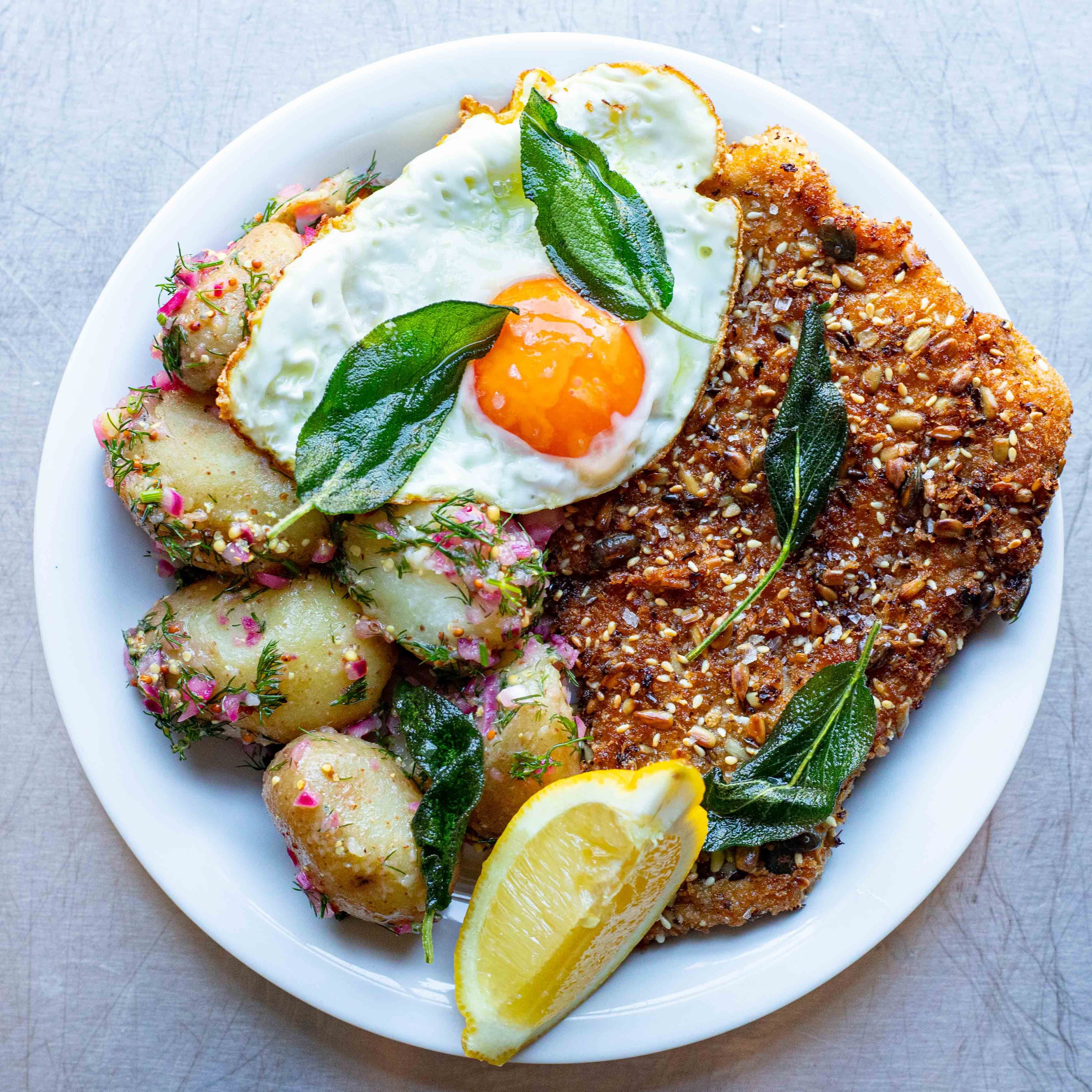 Seeded Pork Schnitzel