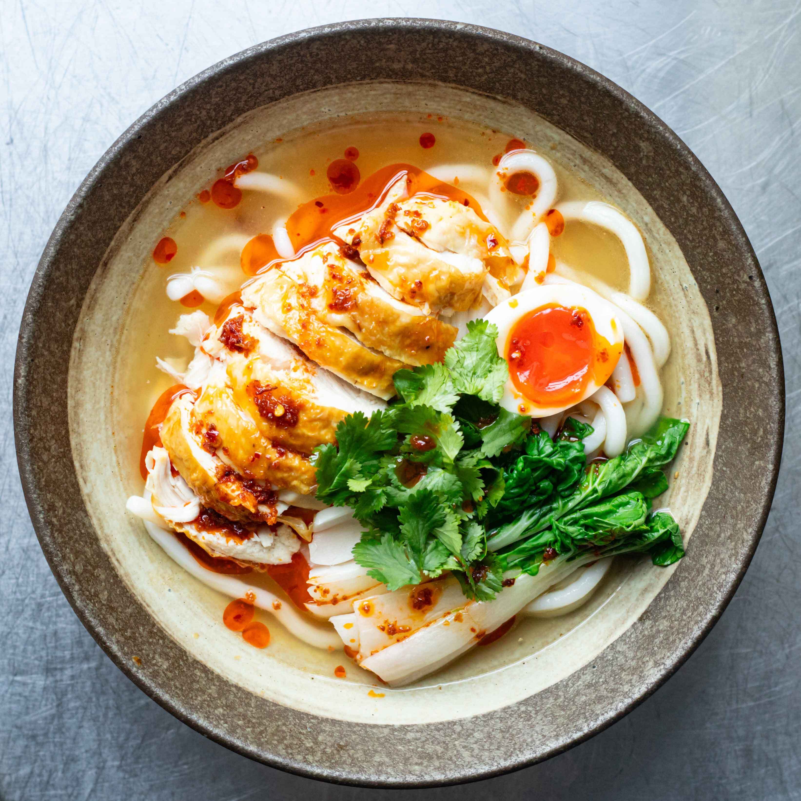 Speedy Chicken Udon Noodle Soup