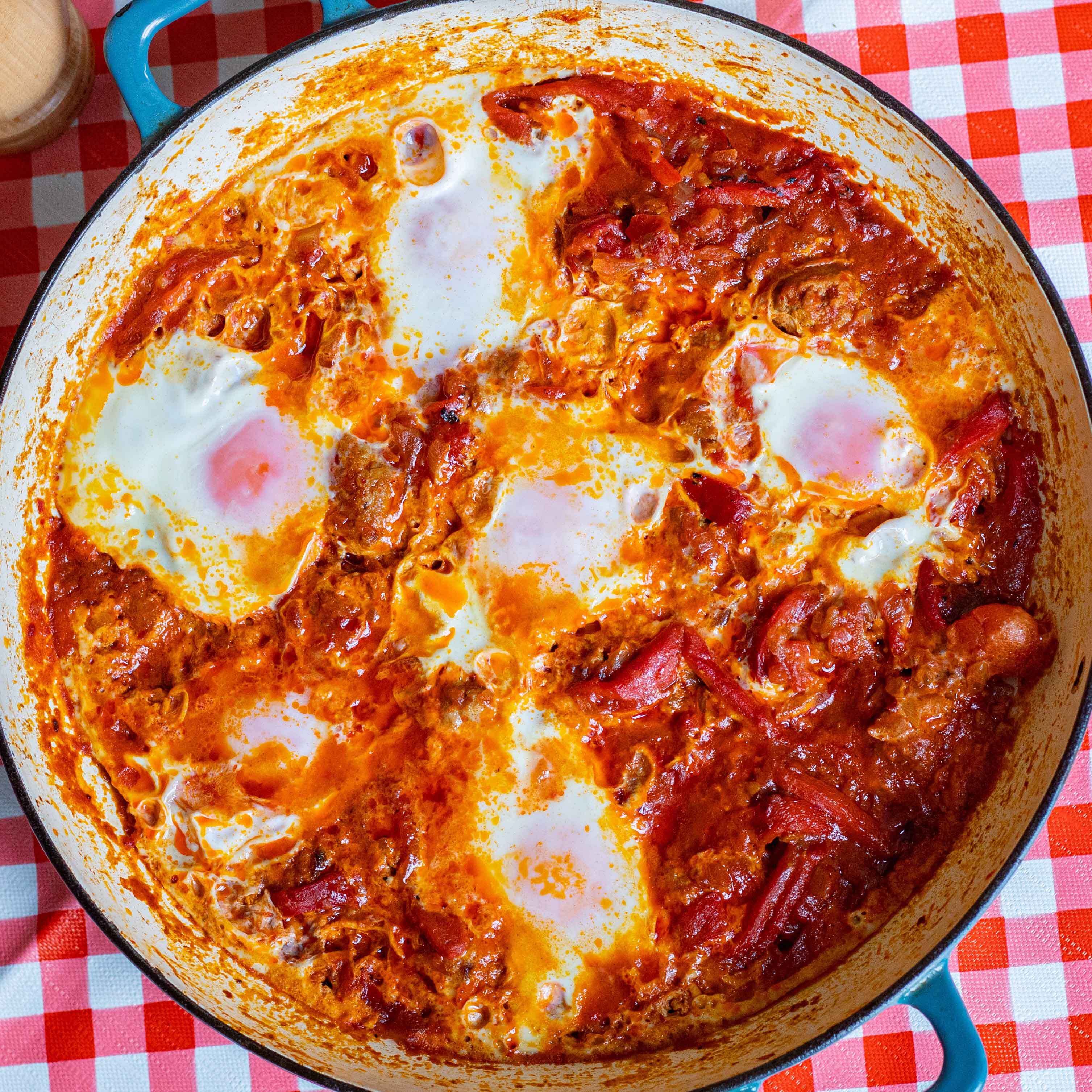 Spicy Sausage Shakshuka