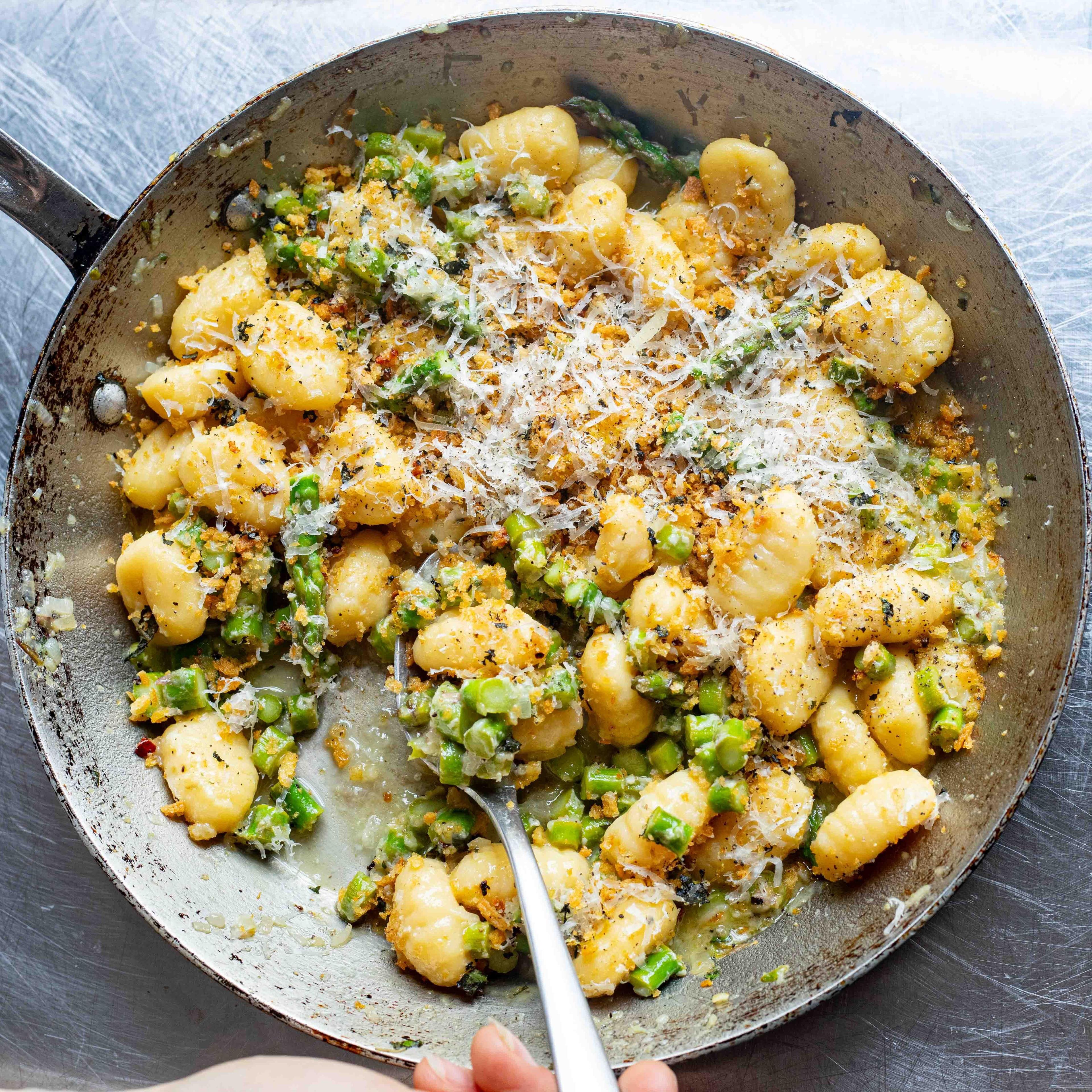 Asparagus Lemon Gnocchi