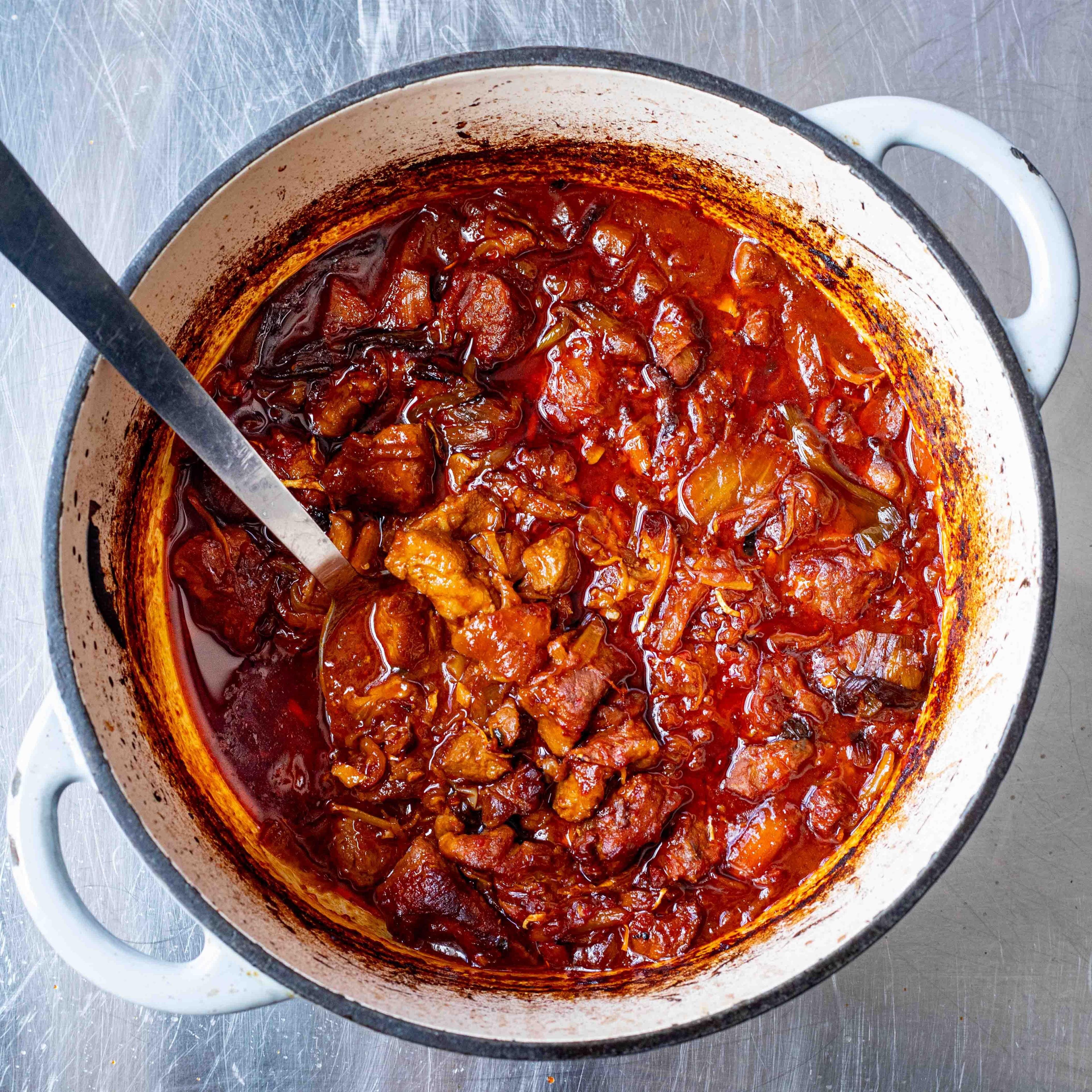 Batch Recipe Spicy Pork Ragu