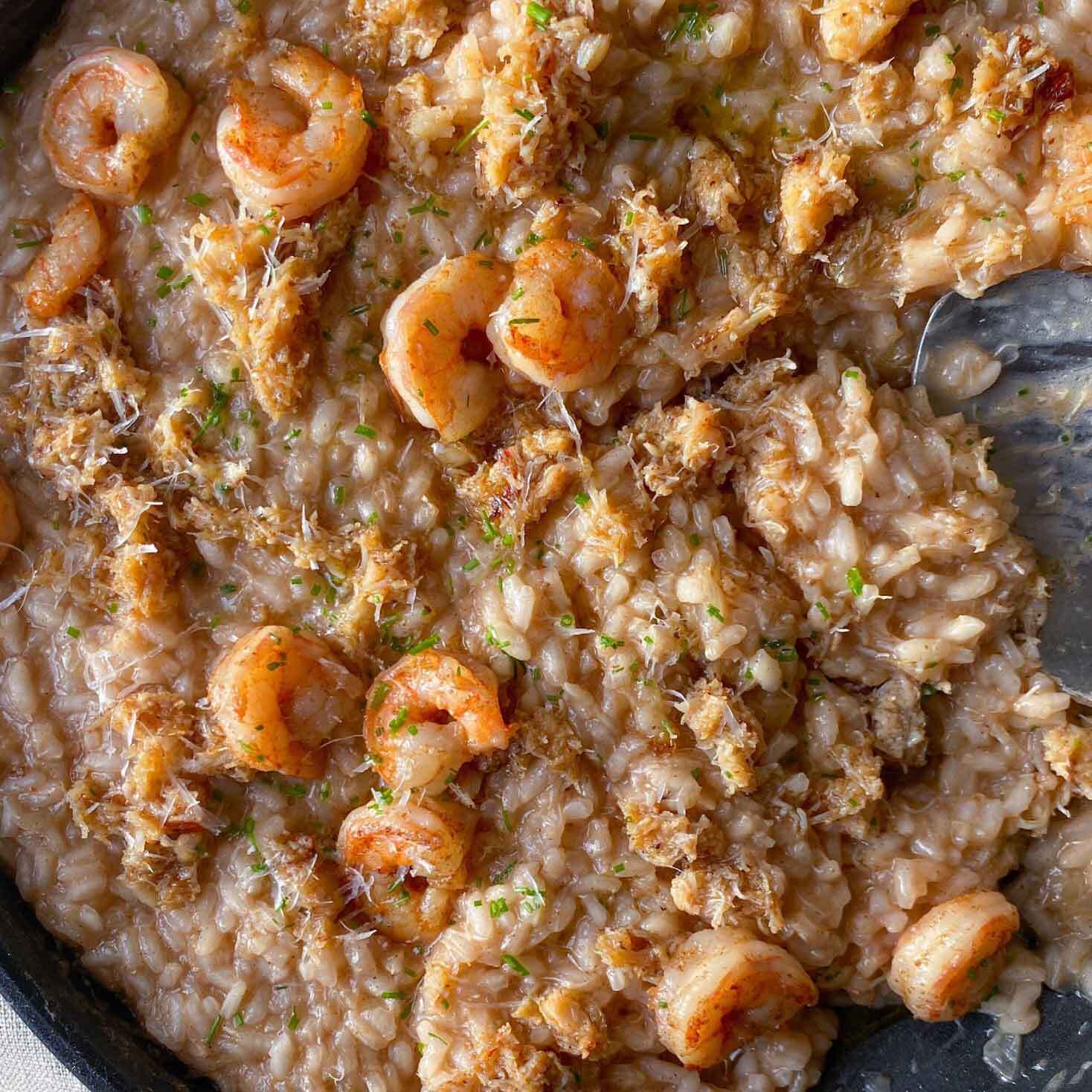 Brown Butter Crab Risotto