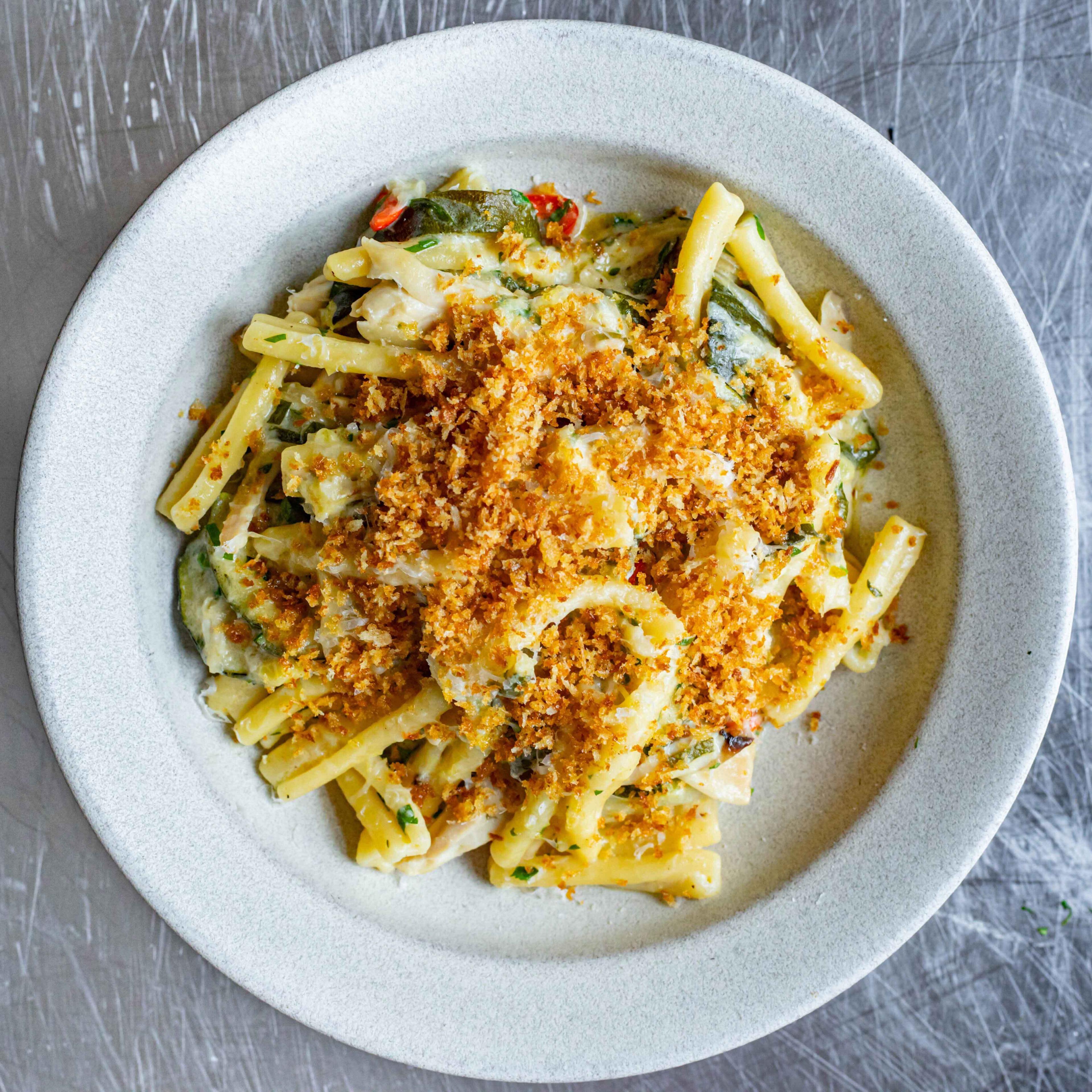 Creamy Chicken Courgette Pasta