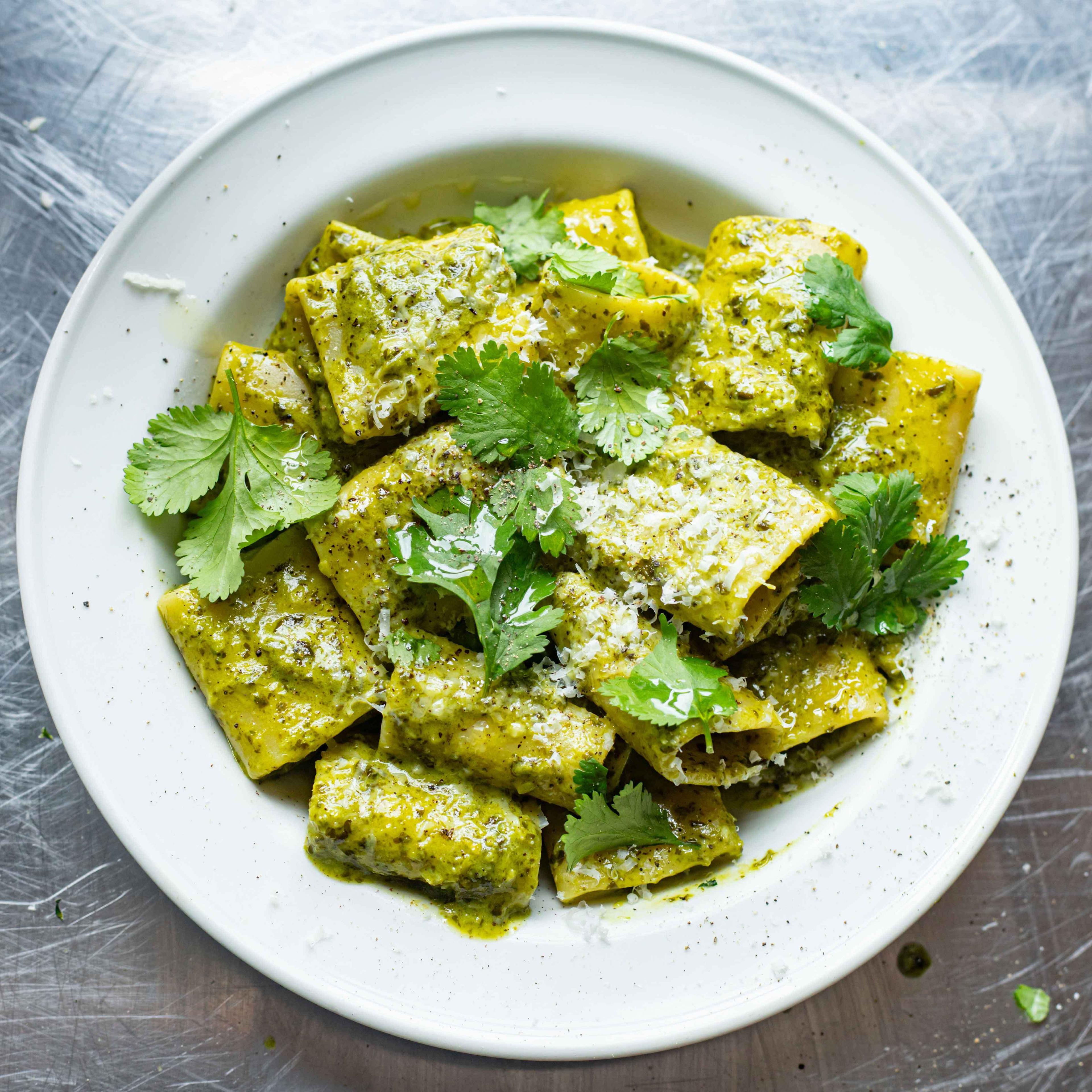 Spicy Pesto Paccheri