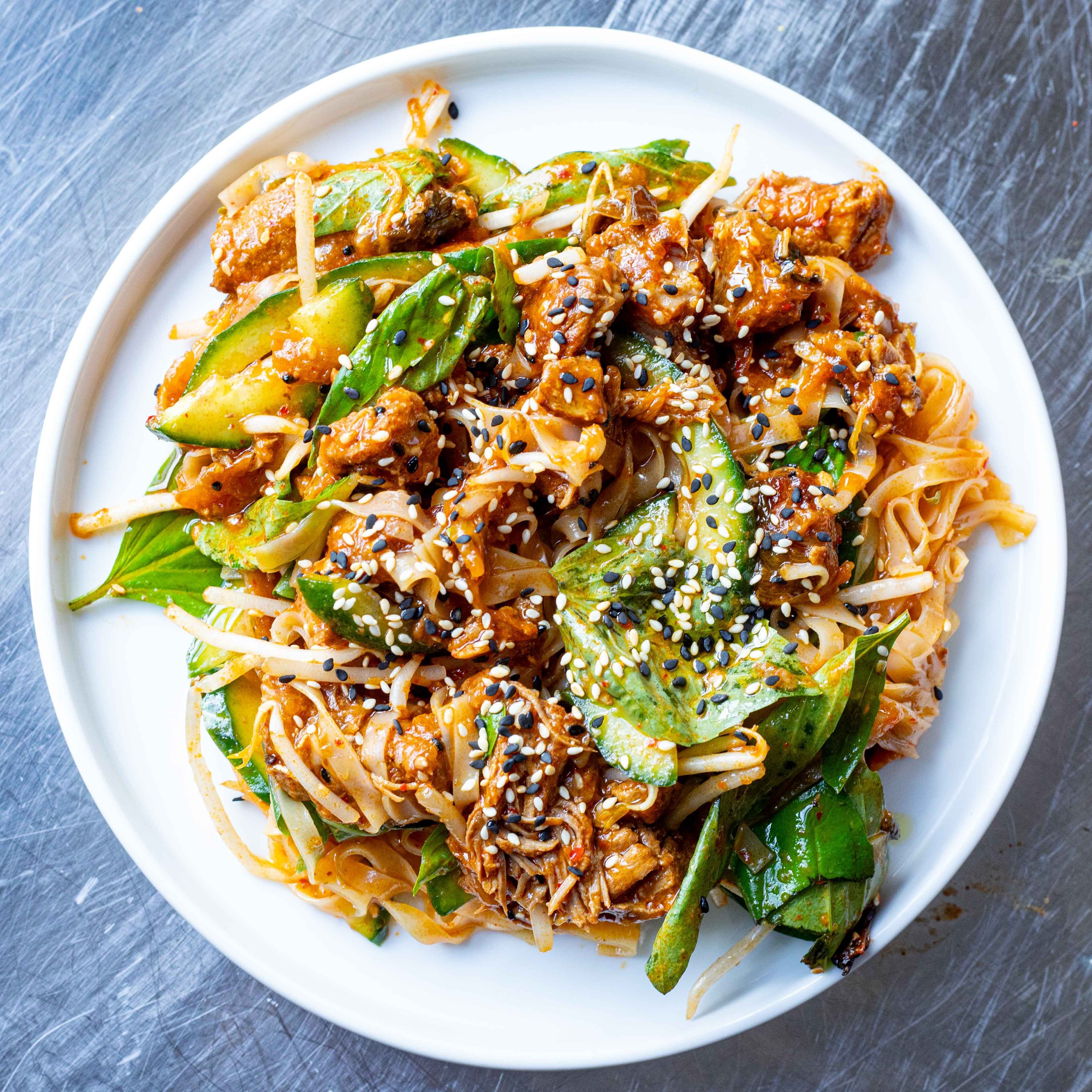 Spicy Pork Ragu Noodles