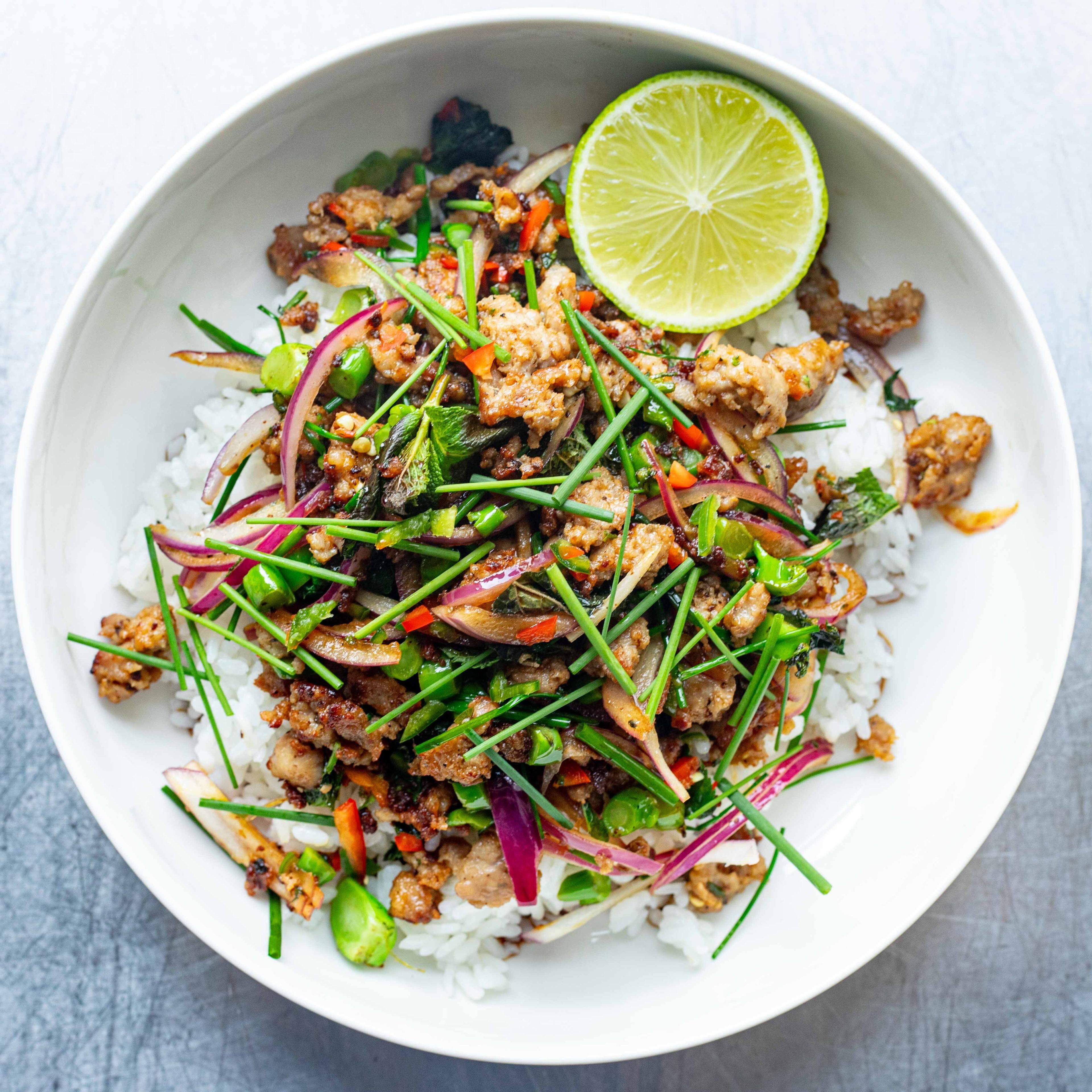 Spicy Soy Sausage Broccoli Rice