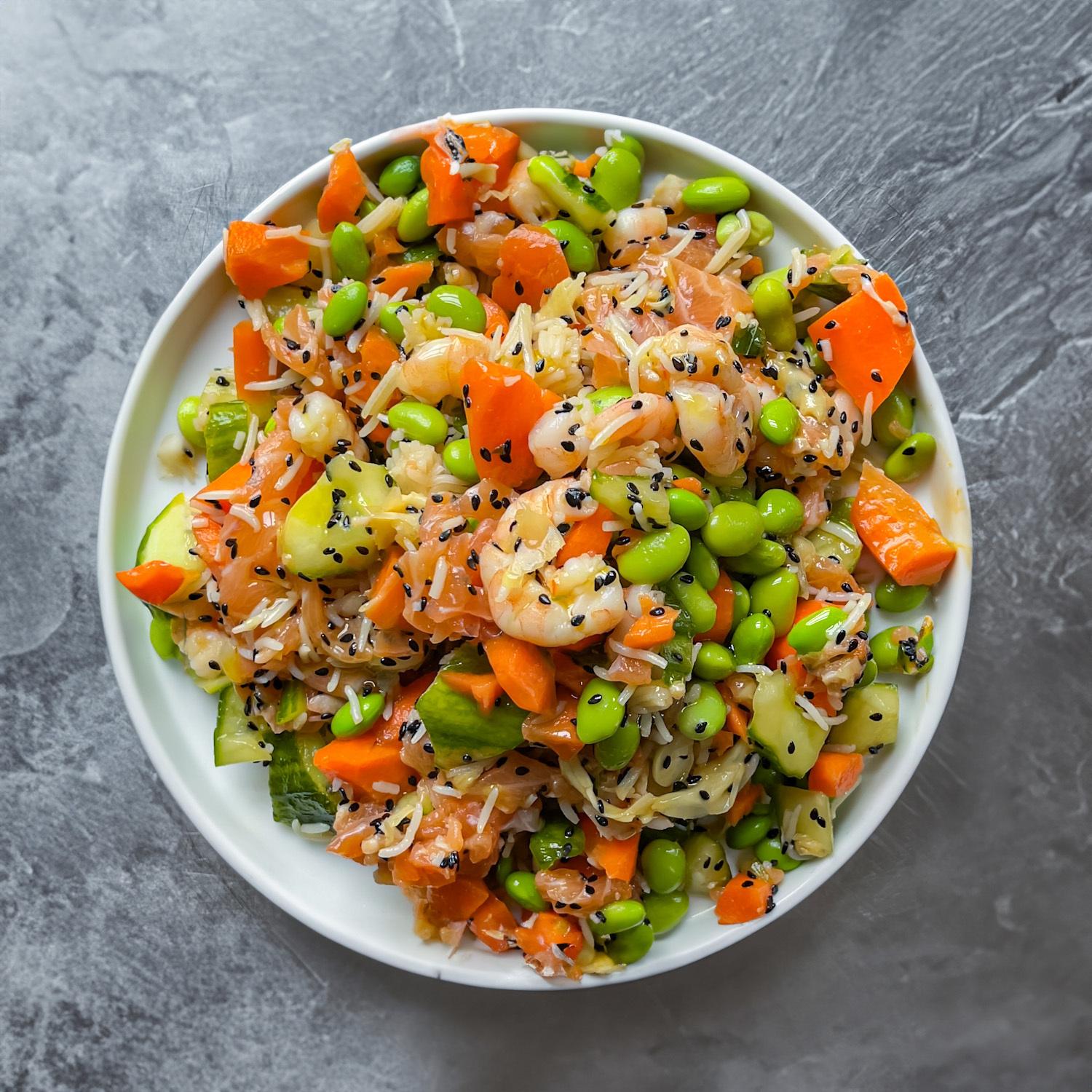 Prawn & Pickled Ginger Chopped Salad