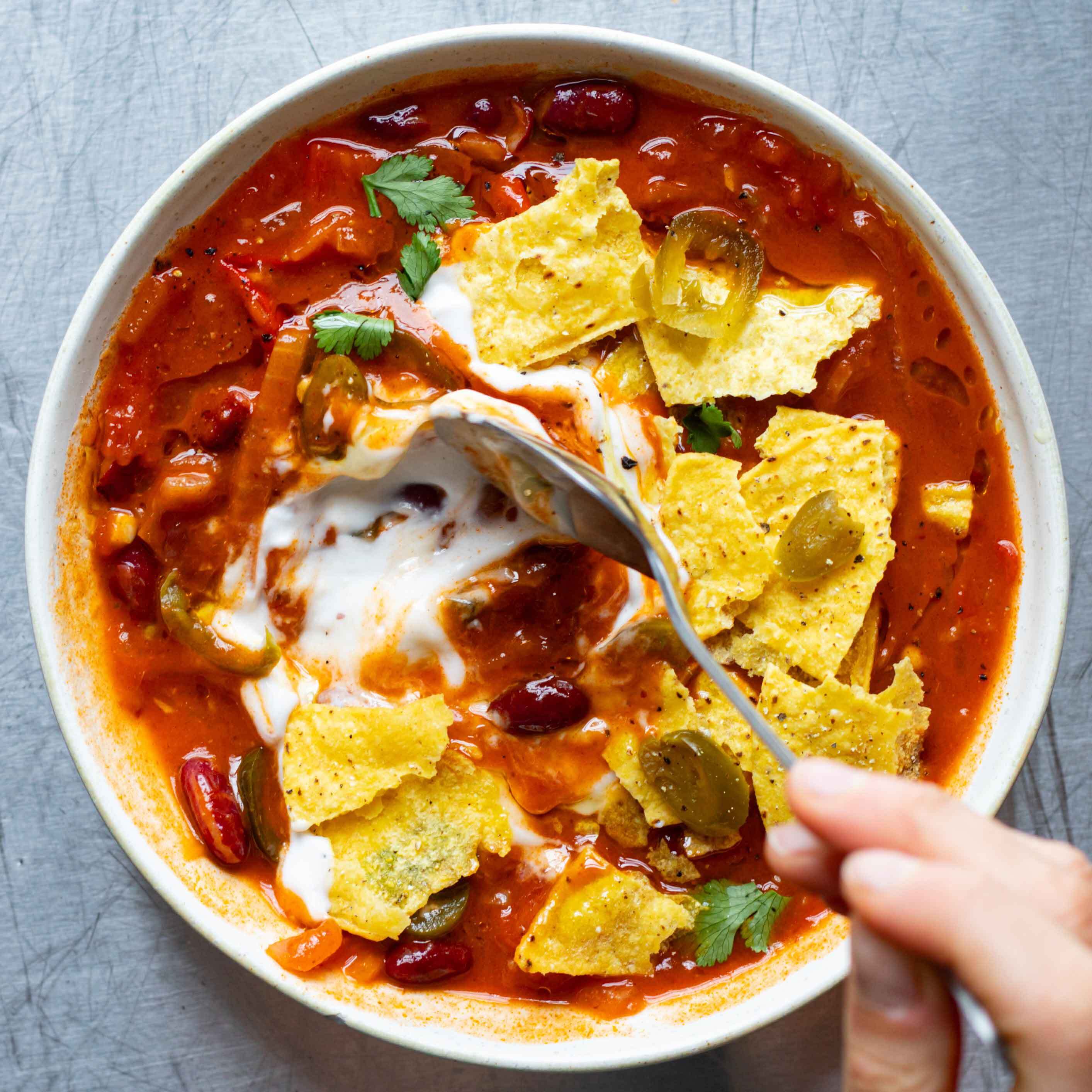 Vegan Tortilla Soup