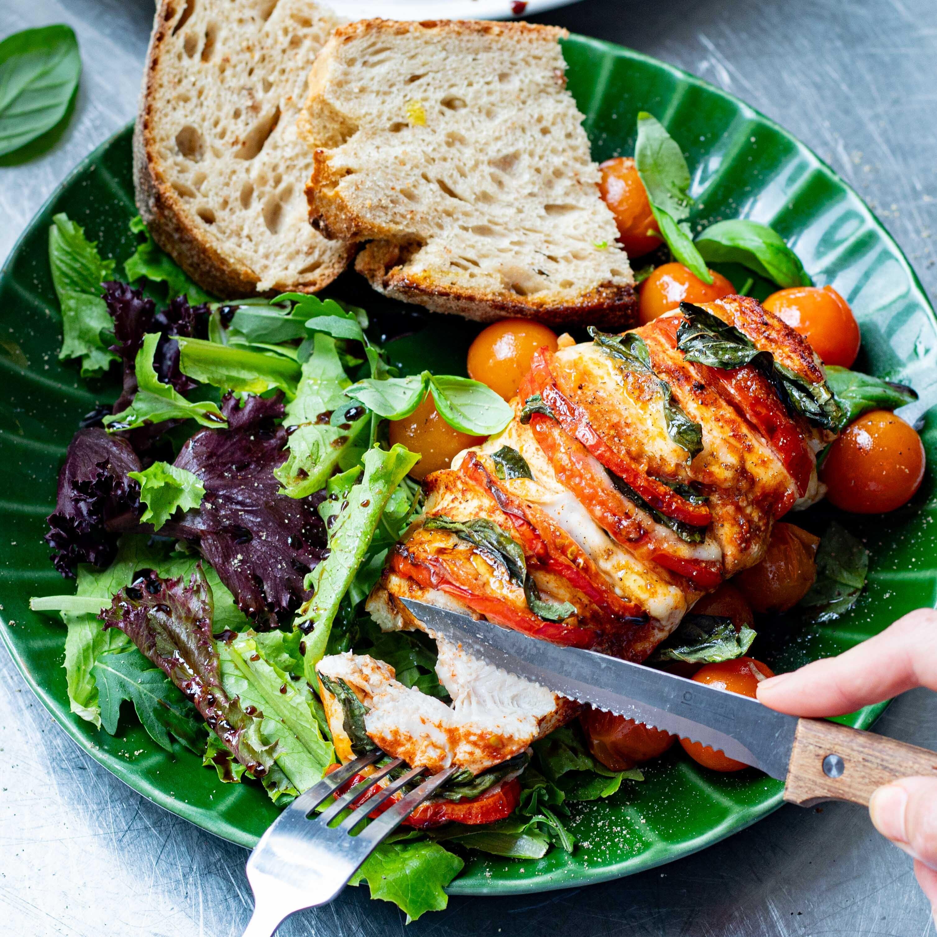 Air Fryer Caprese Chicken