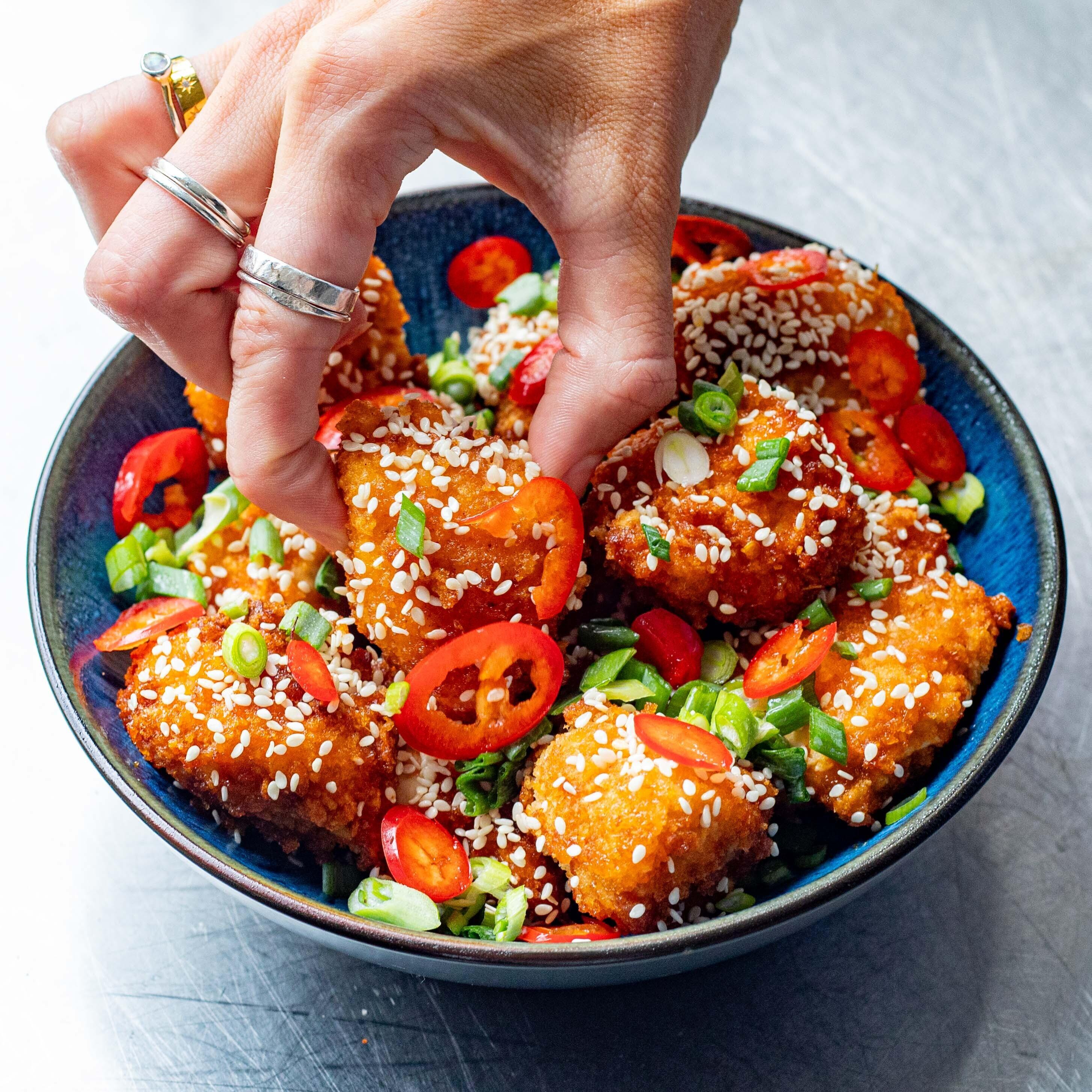 Air Fryer Crispy Sesame Chicken