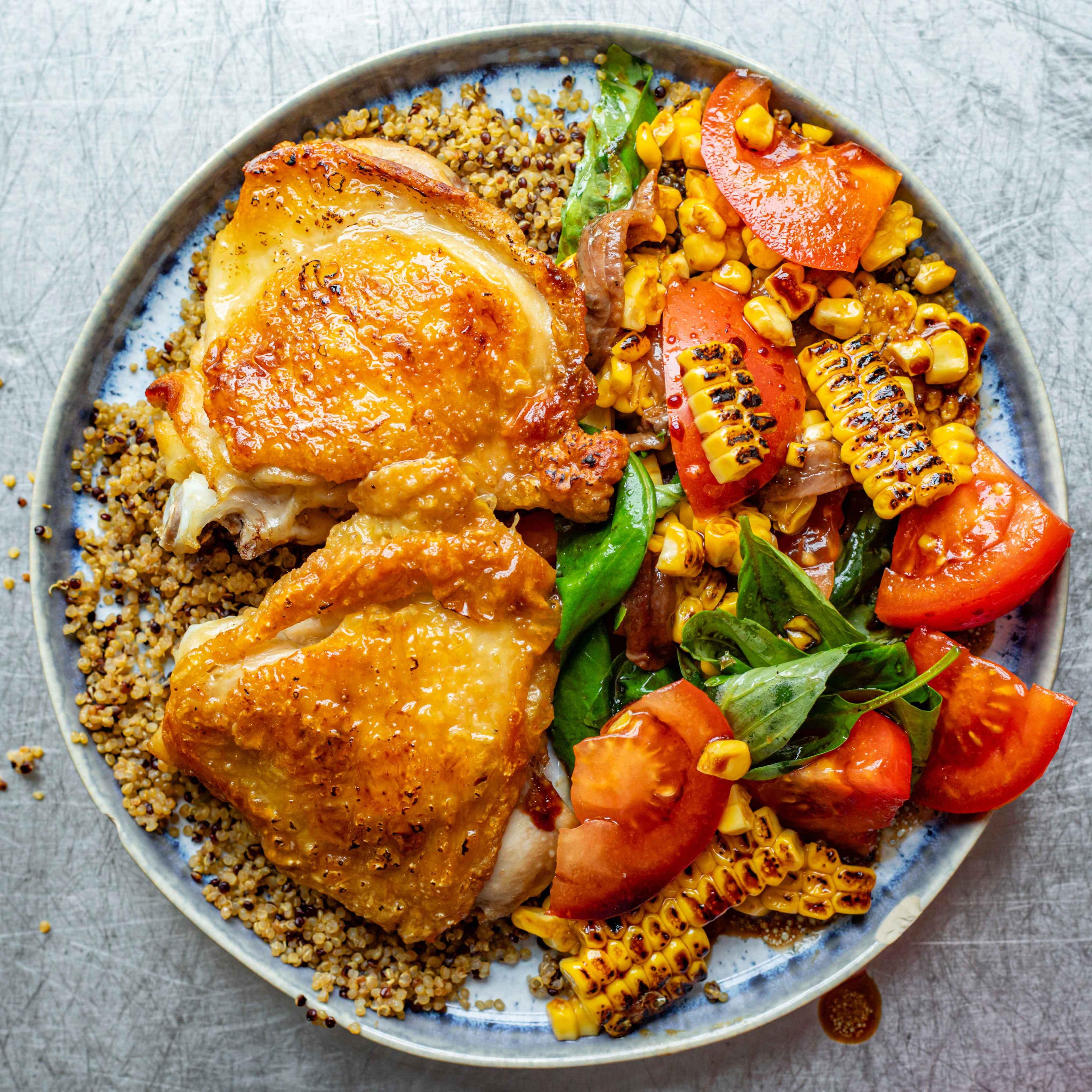 Chicken and Tomato Grain Bowl