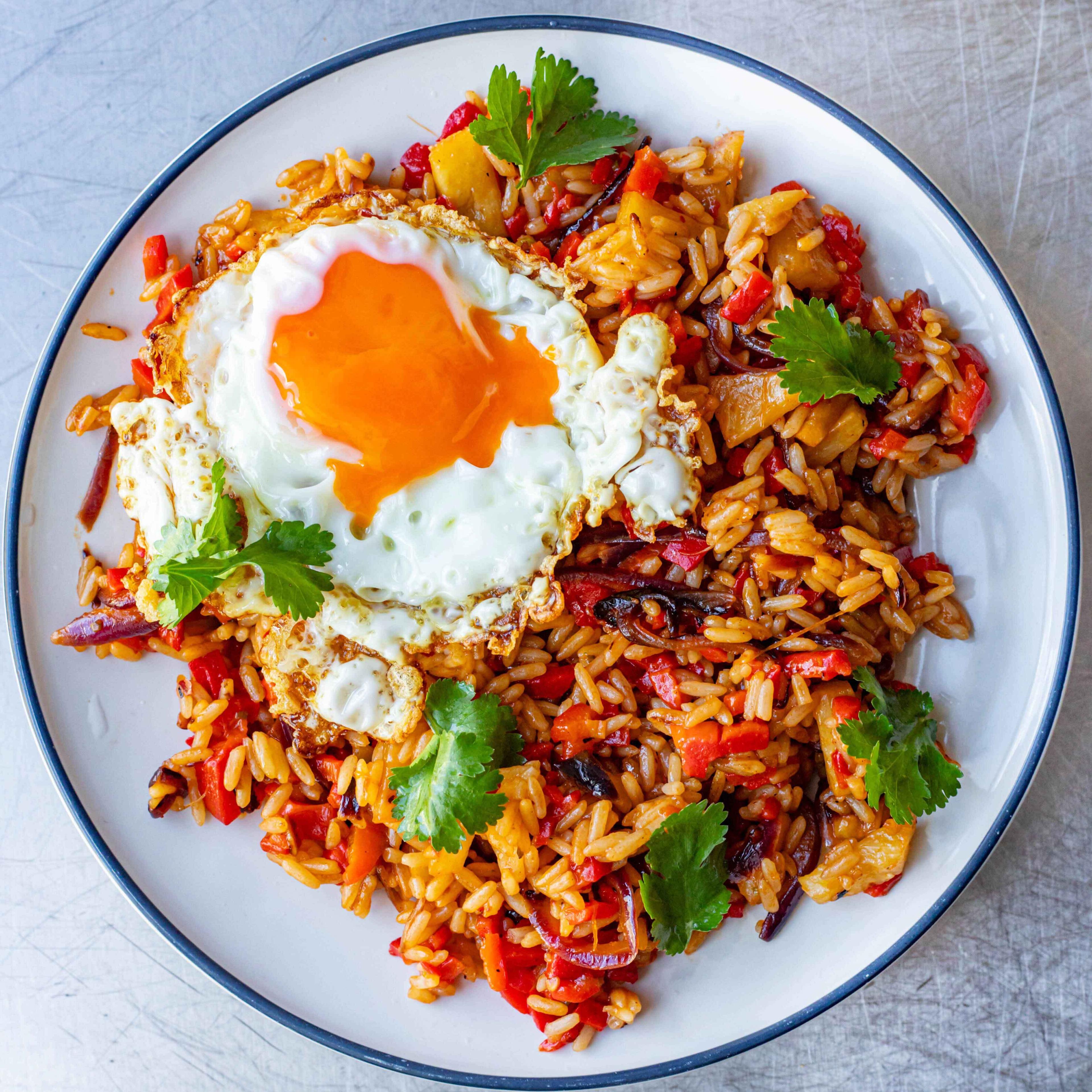 Fiery Pineapple Fried Rice