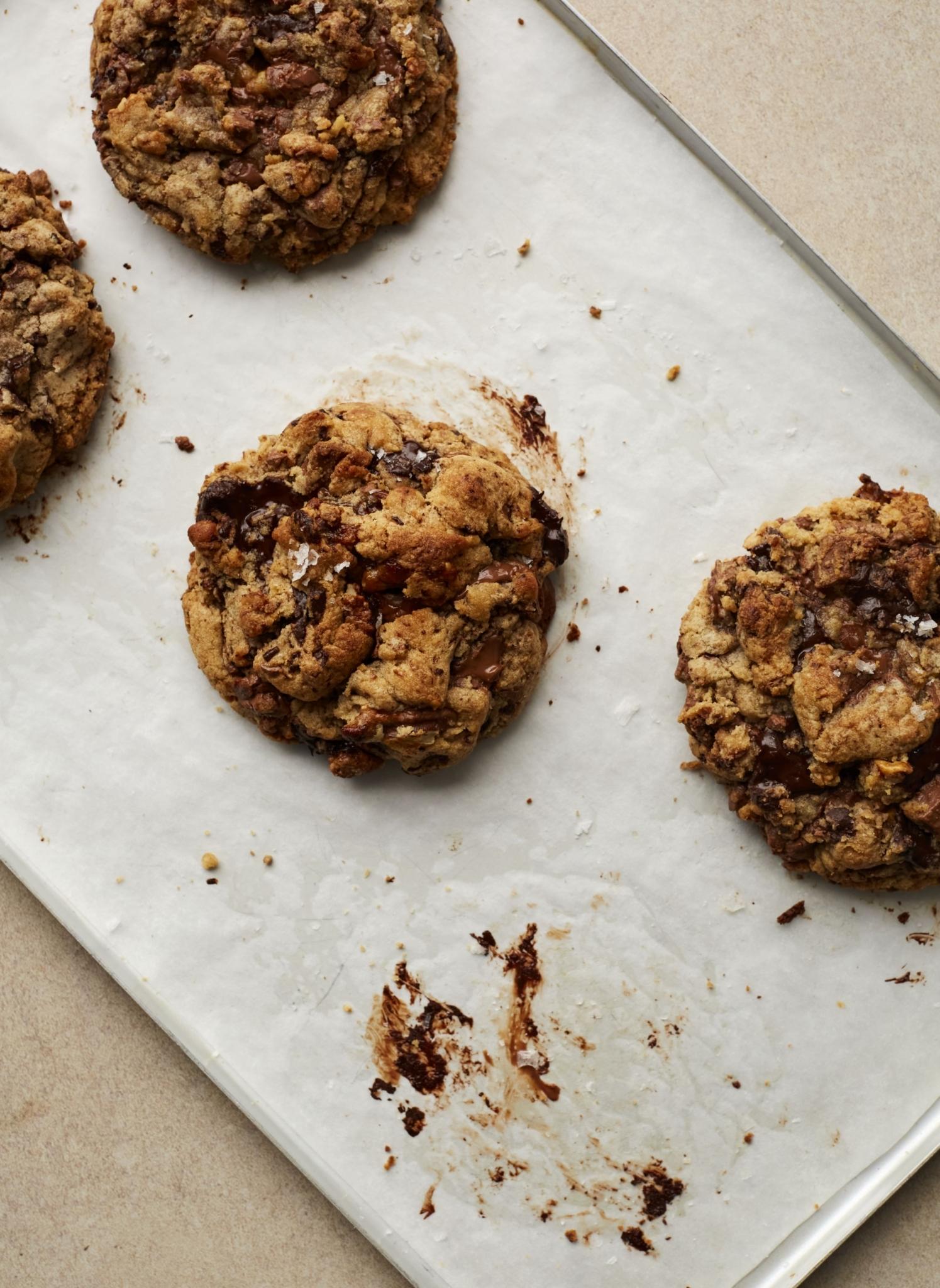 Miso Walnut Double Thick Chocolate Chip Cookies