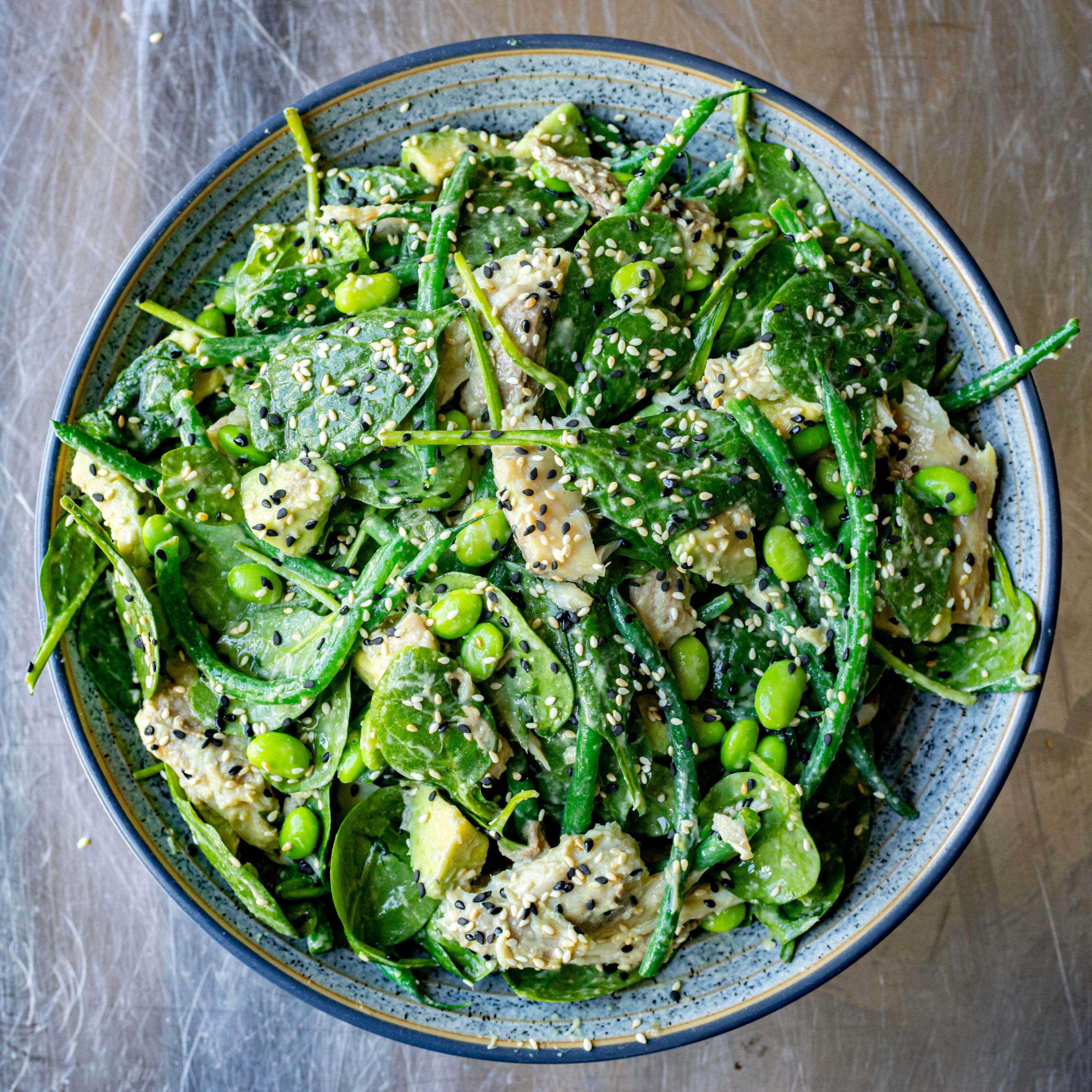 Sesame Mackerel Salad