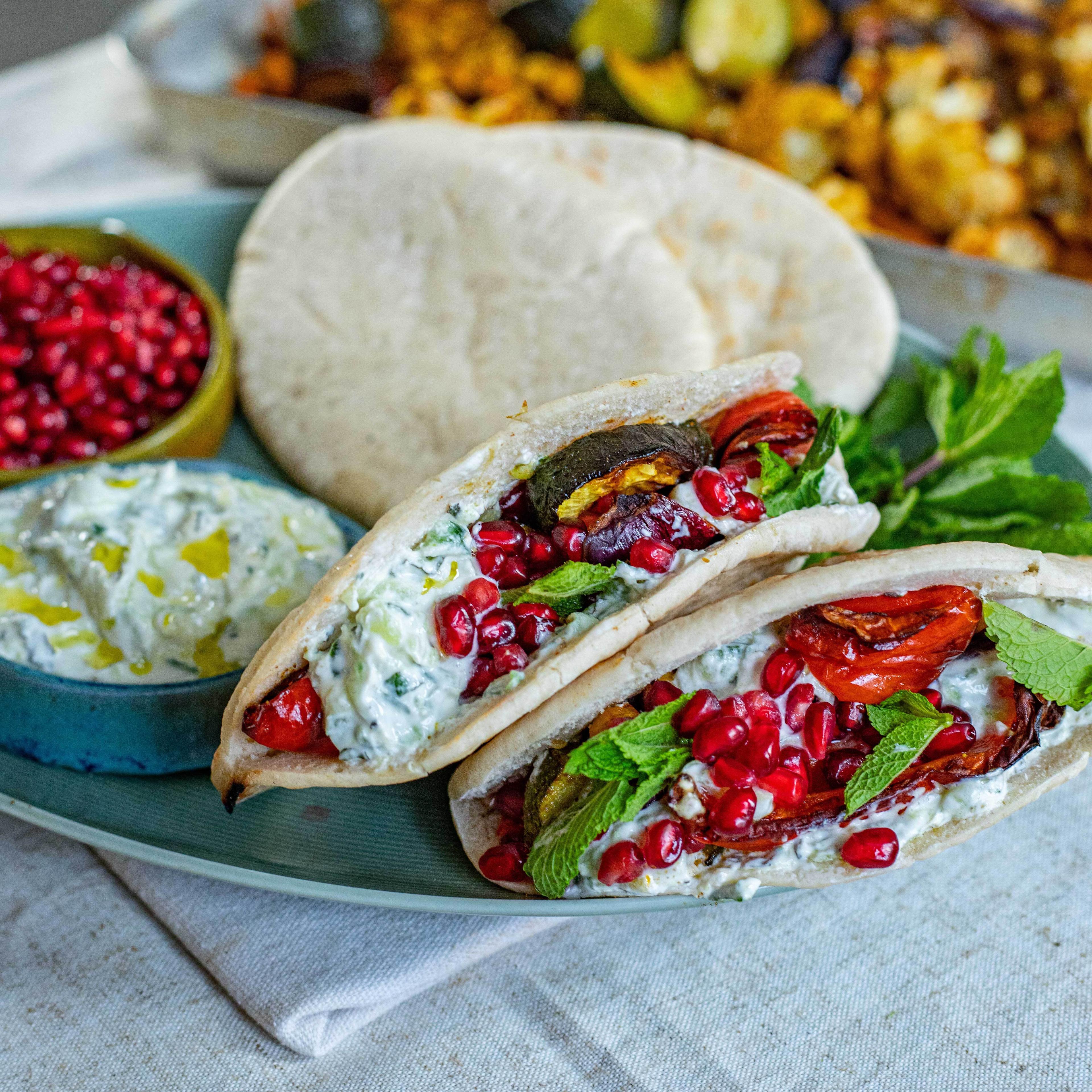 Spiced Veggie Gyros