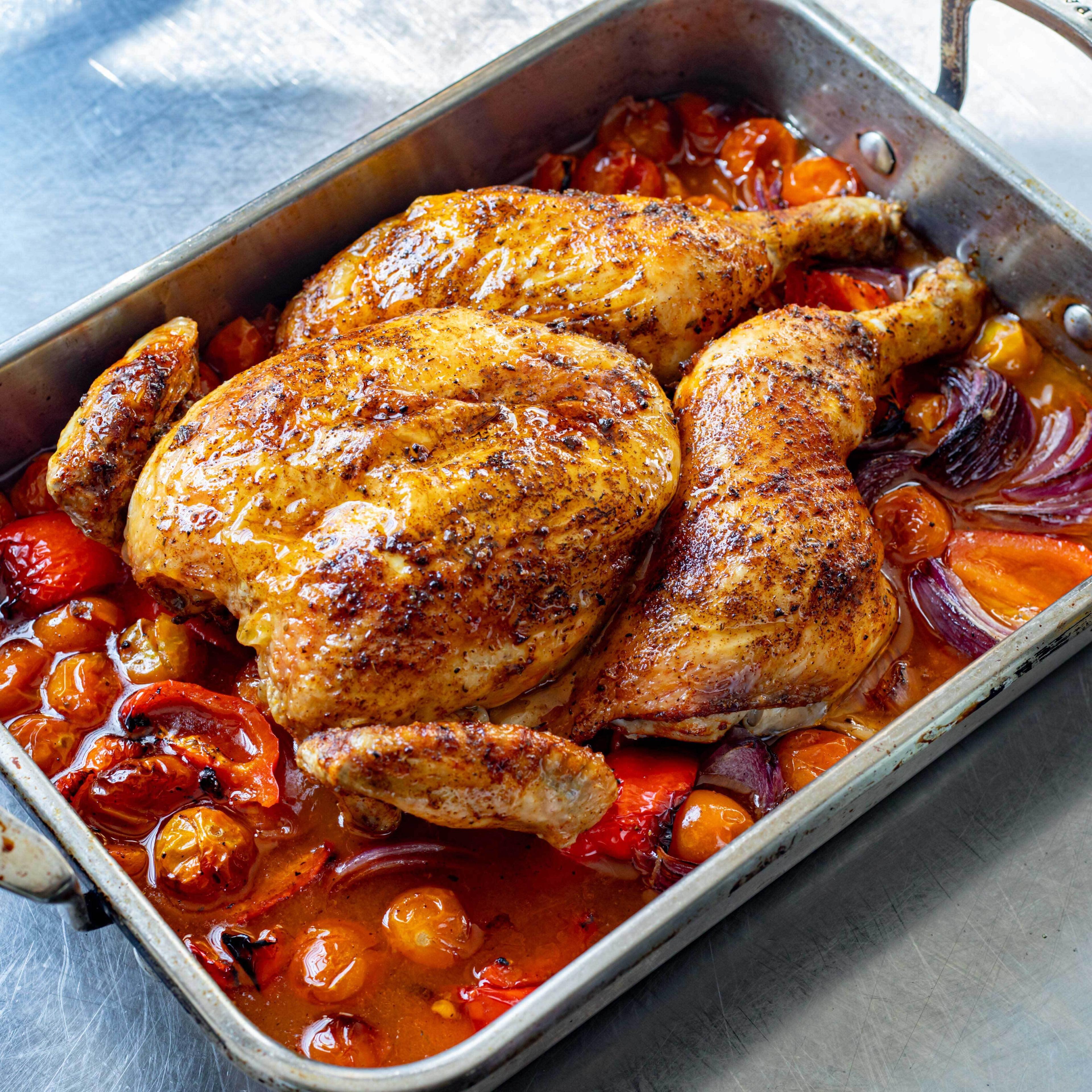 Batch Recipe Roast Chicken Peppers