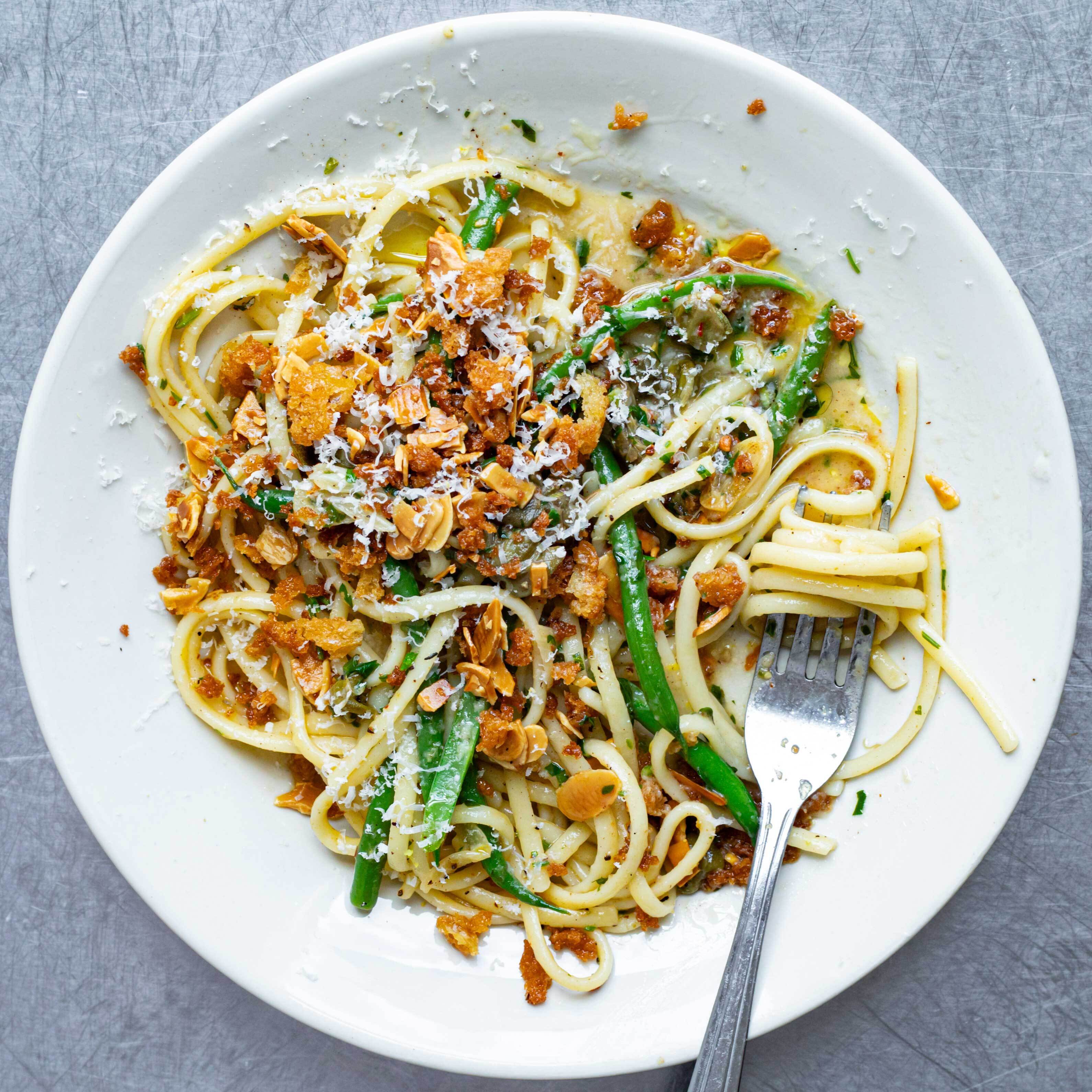 Brown Butter Green Bean Linguine