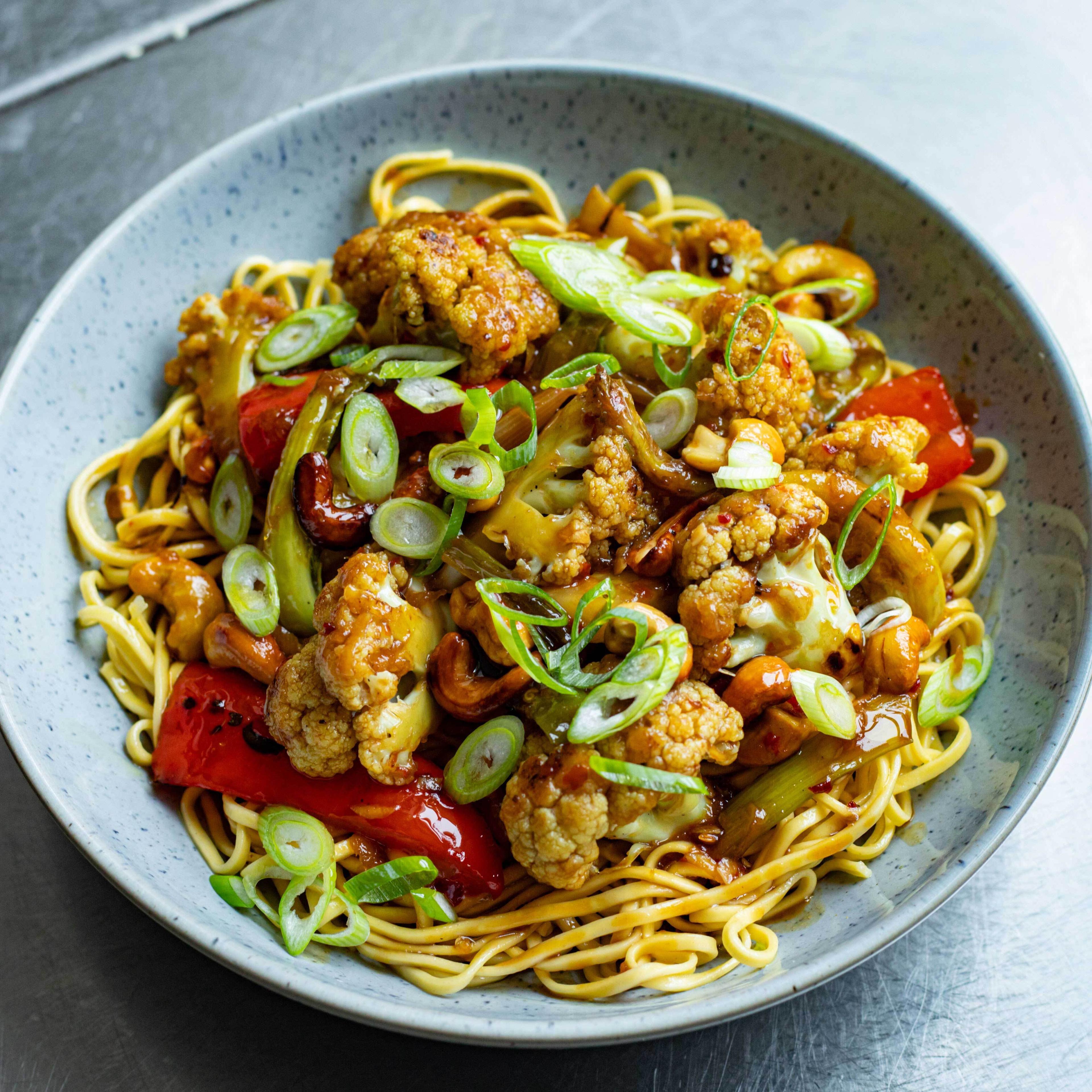 Cauliflower Cashew Stir Fry