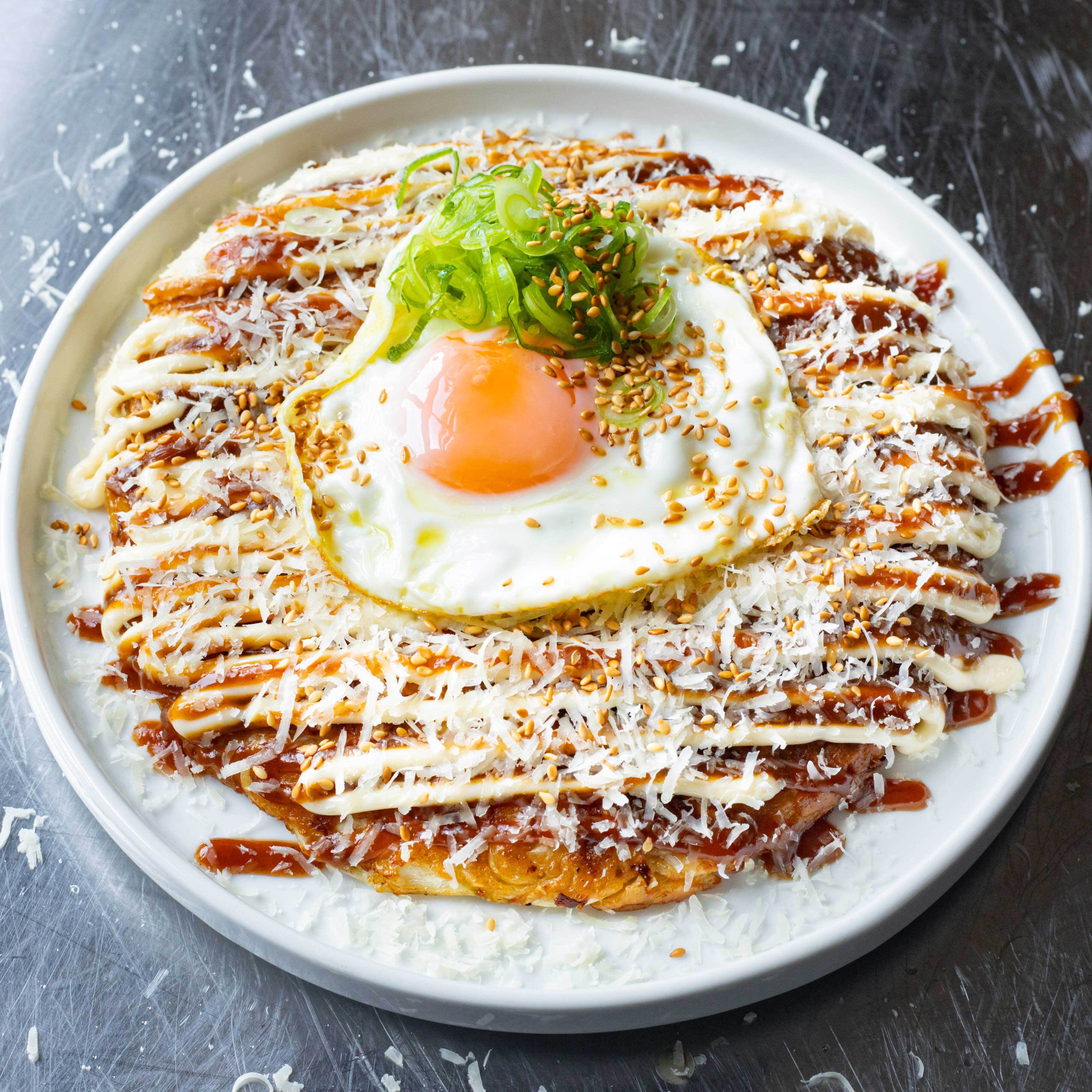 Cheesy Okonomiyaki Recipe