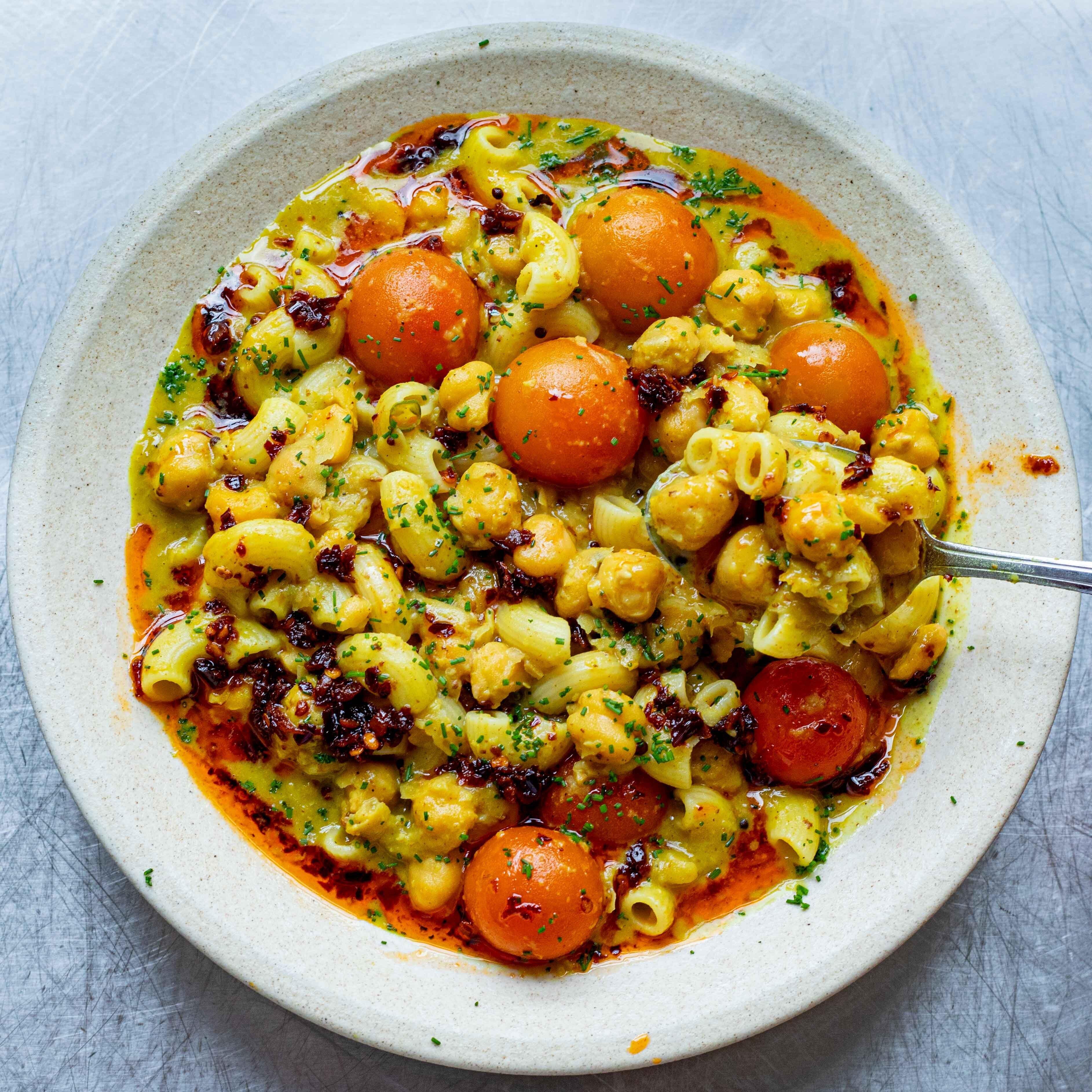 Curried Pasta e Ceci