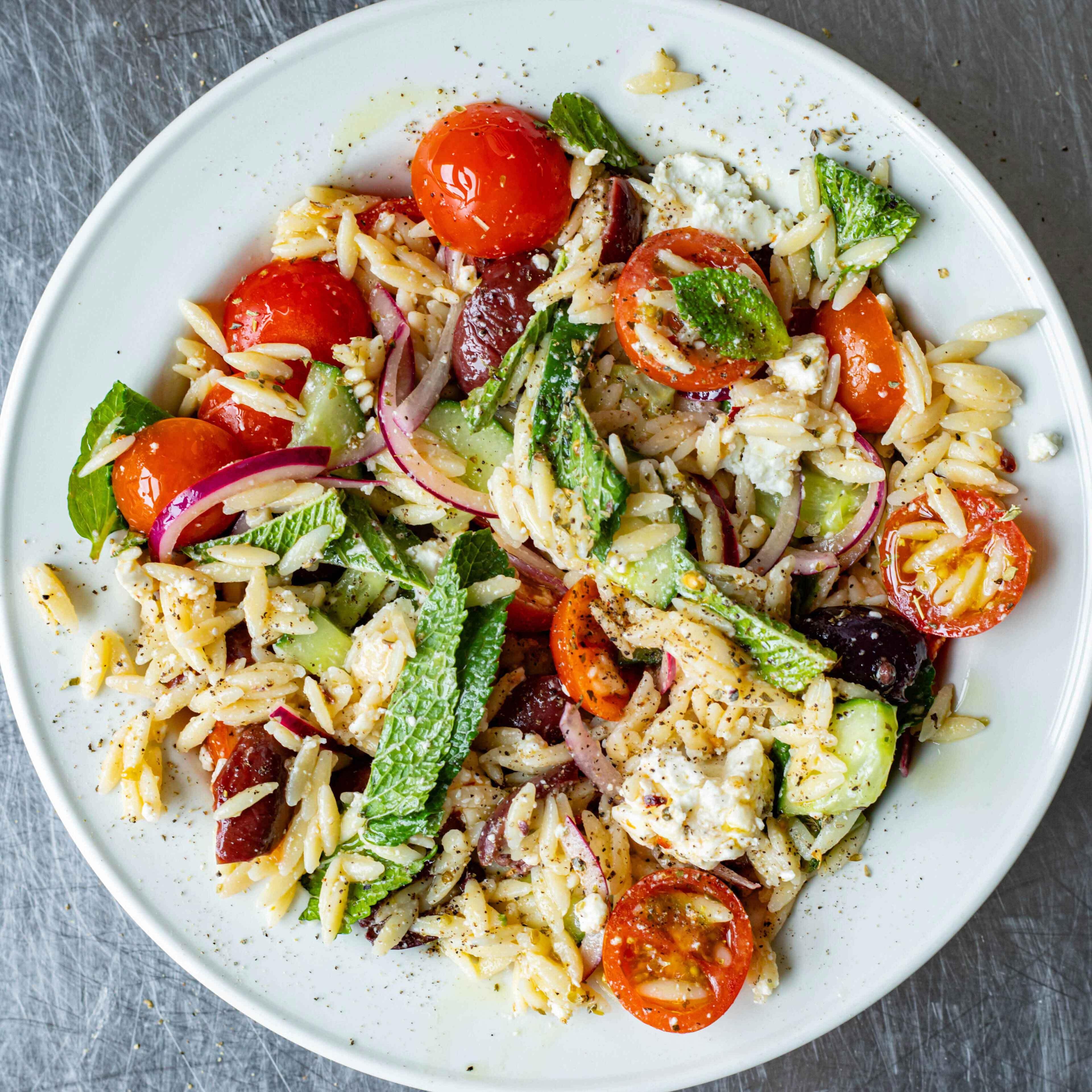 Greek Pasta Salad Recipe