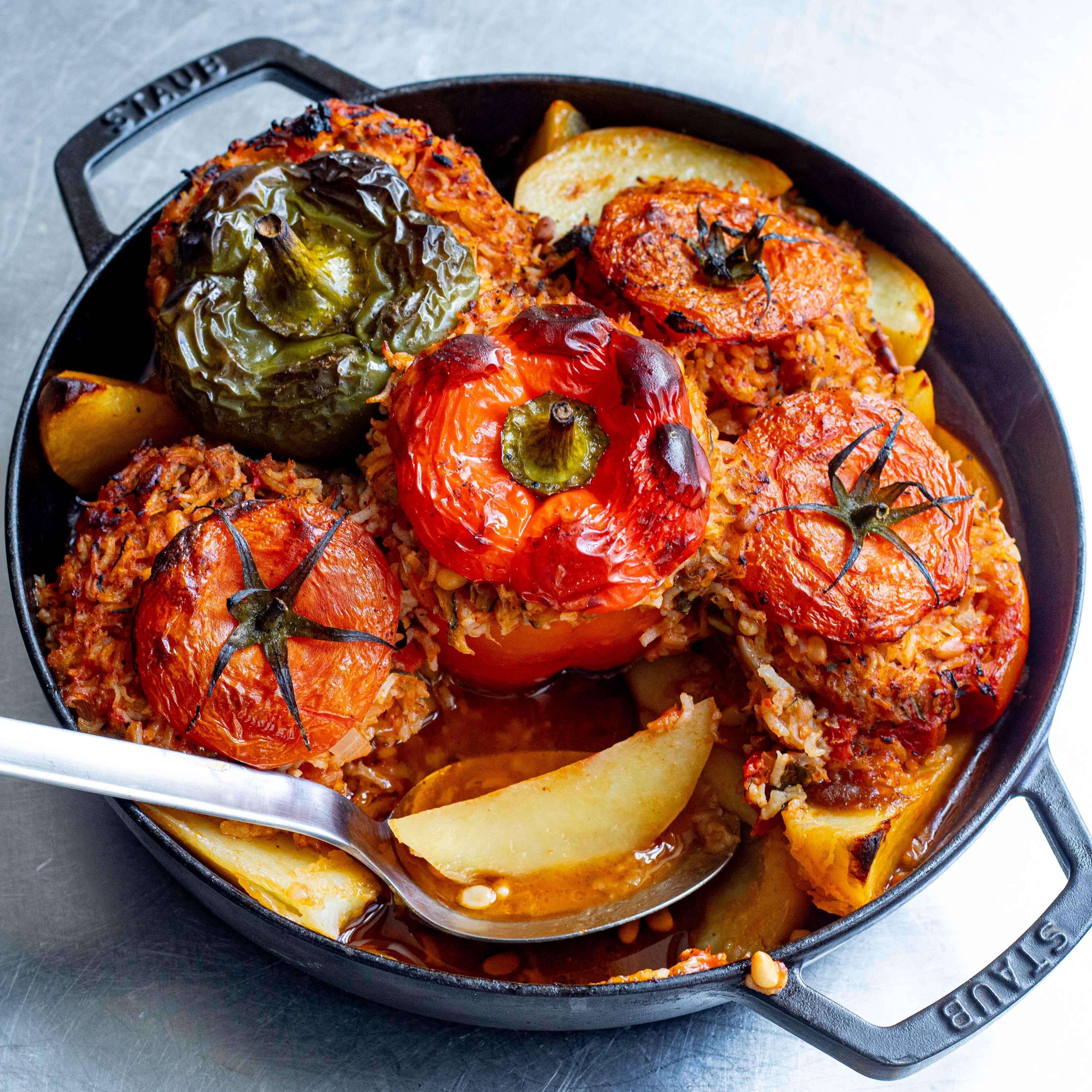 Greek Stuffed Peppers Recipe