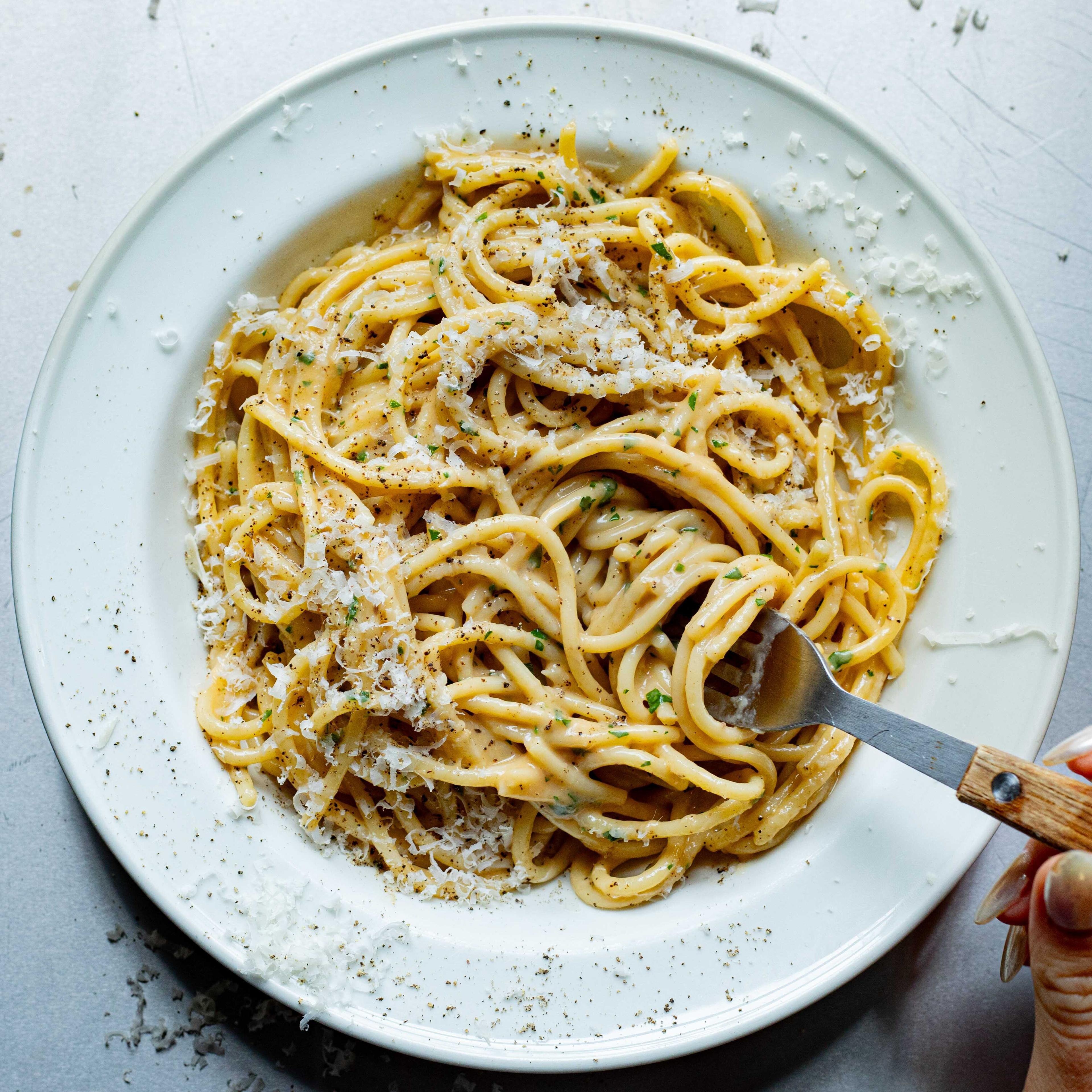 Anchovy Butter Spaghetti