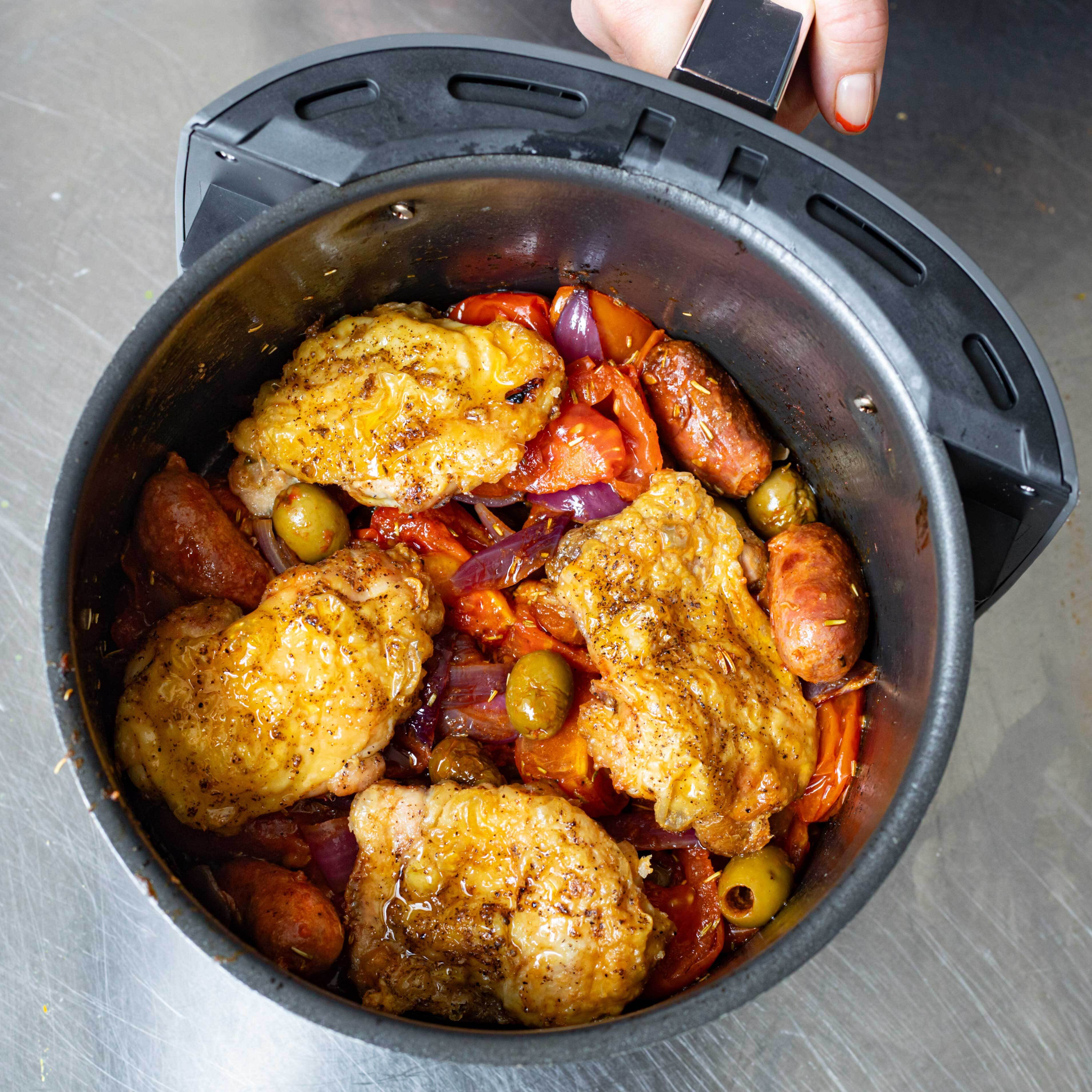 Batch Air Fryer Smoky Chicken Chorizo