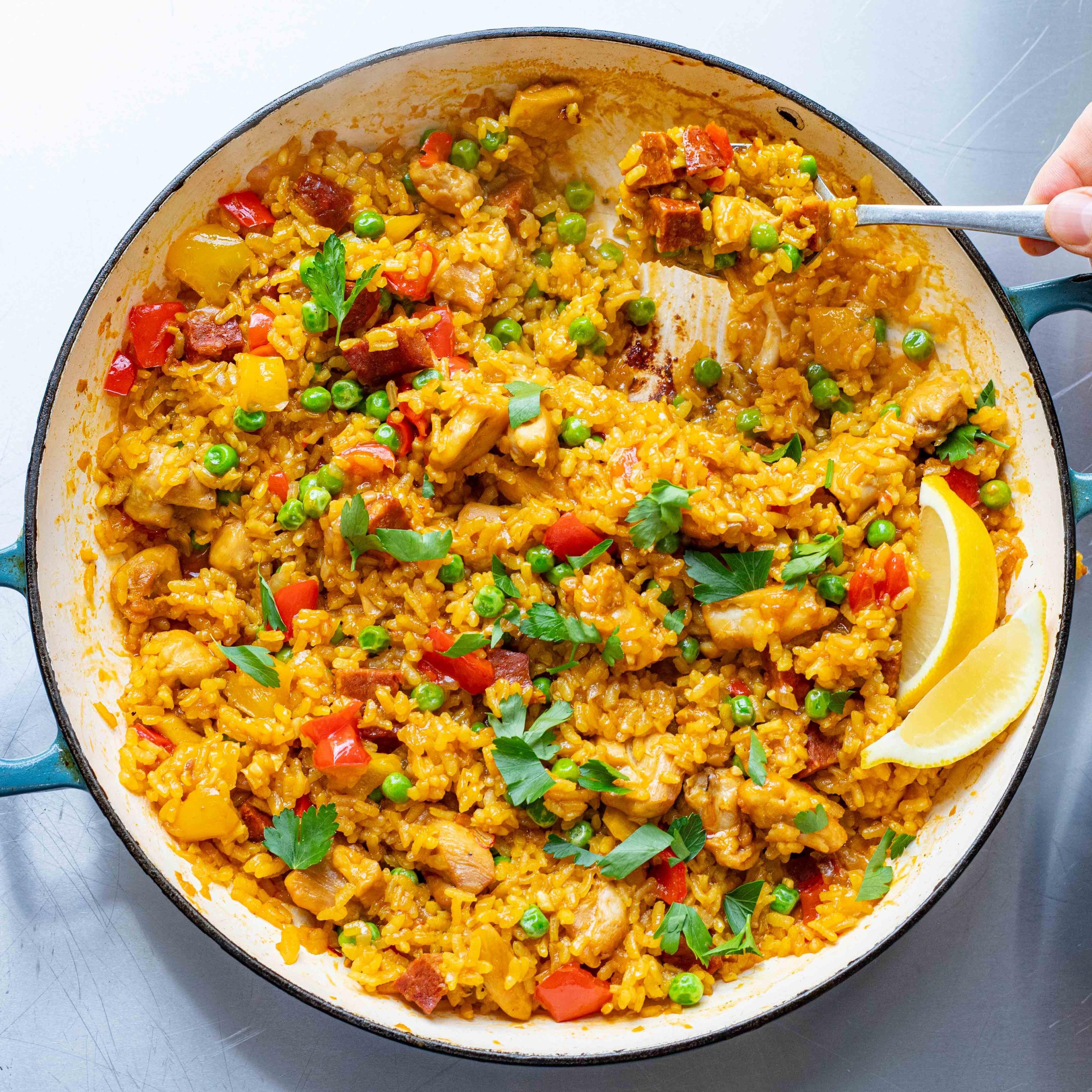 Chicken And Chorizo Paella Recipe