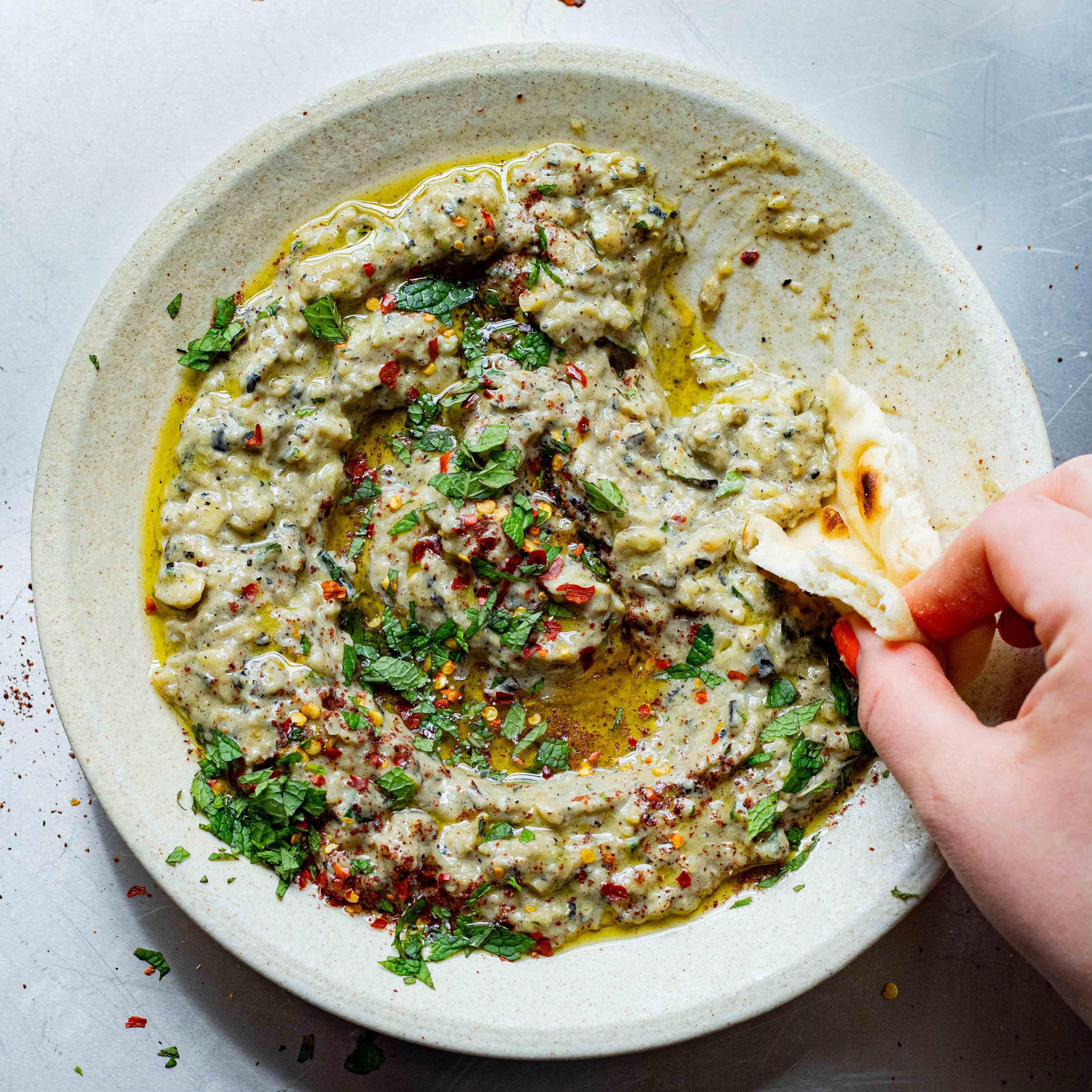 Courgette Baba Ganoush Recipe