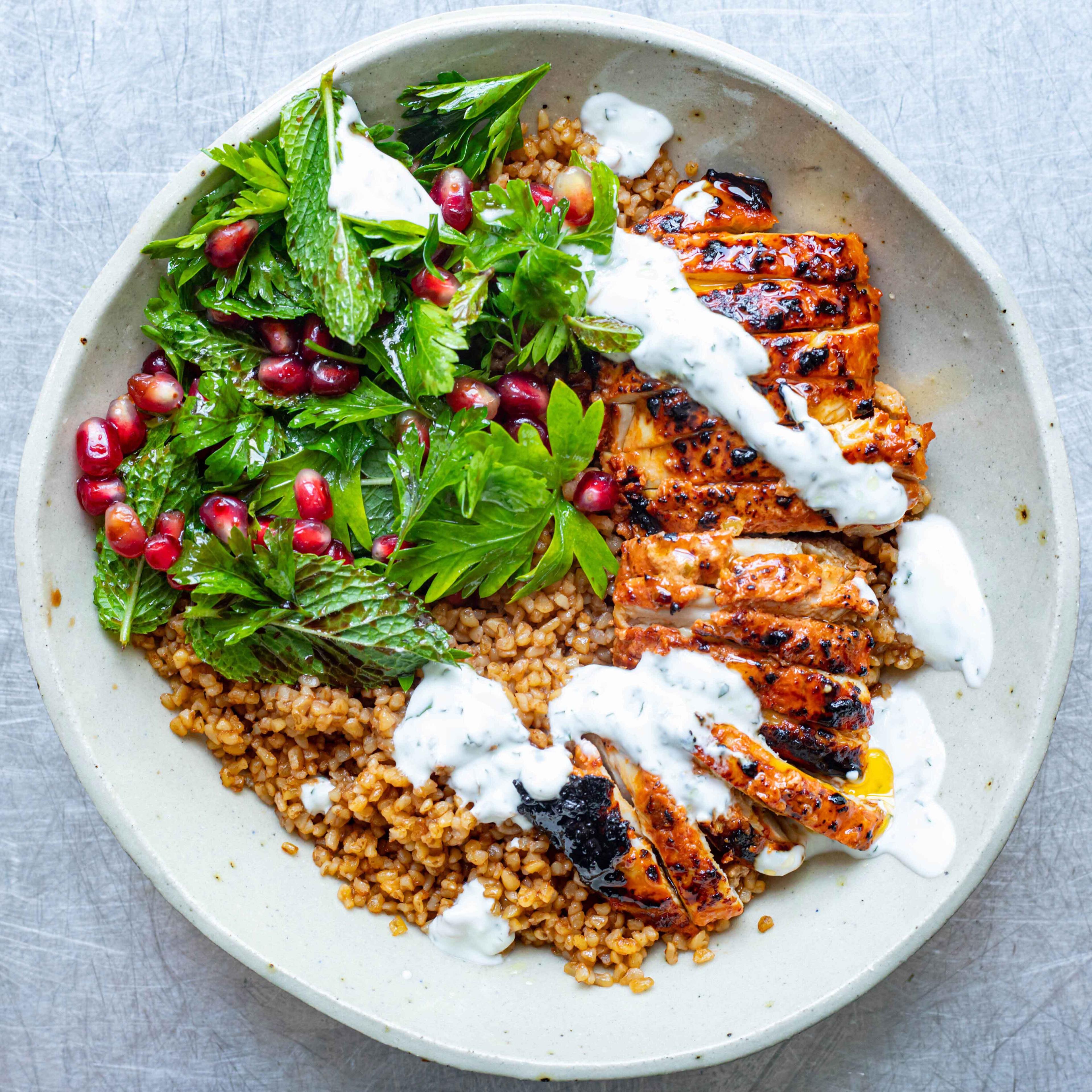 Smoky Chicken Bulgur Bowl