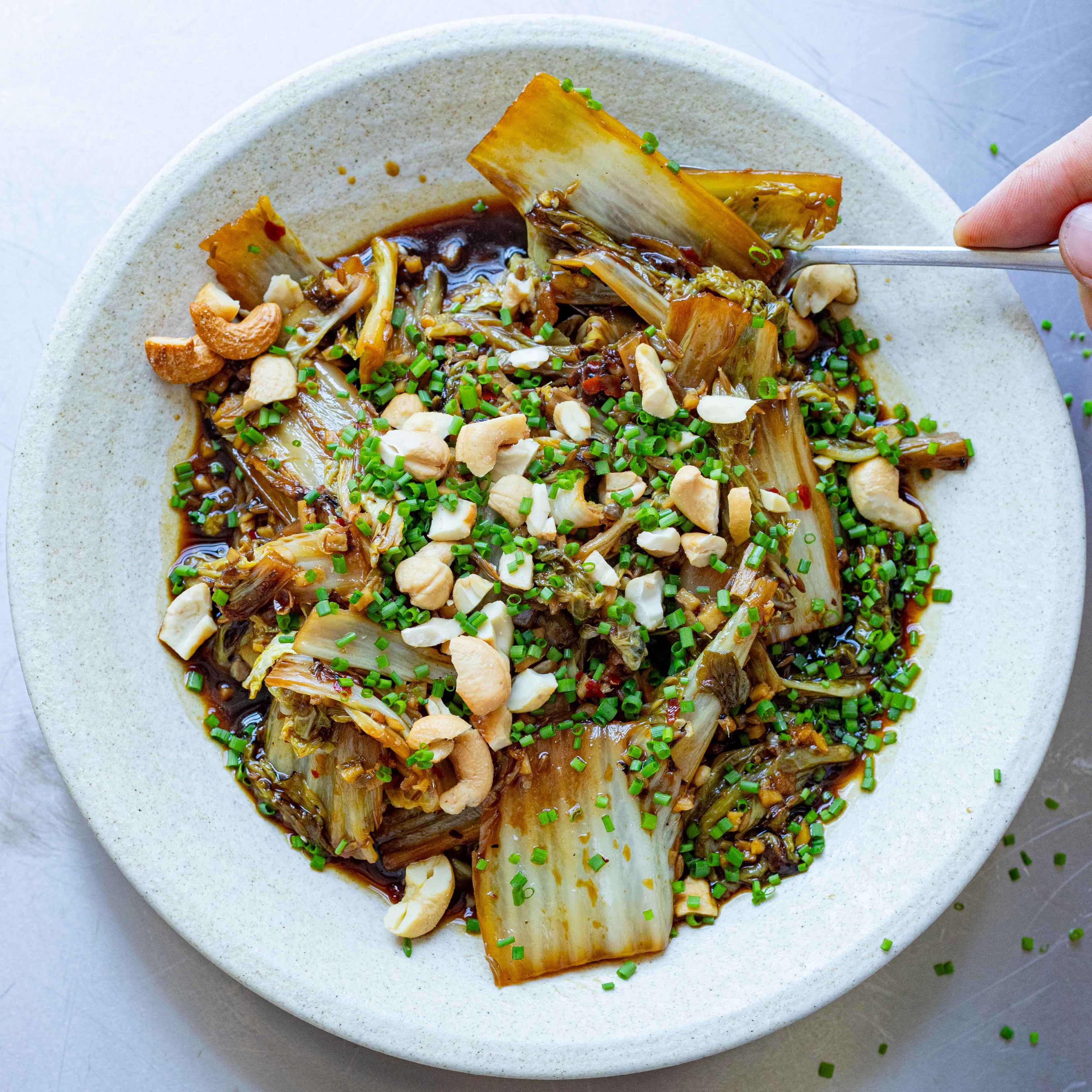 Soy Black Vinegar Braised Chinese Cabbage Recipe