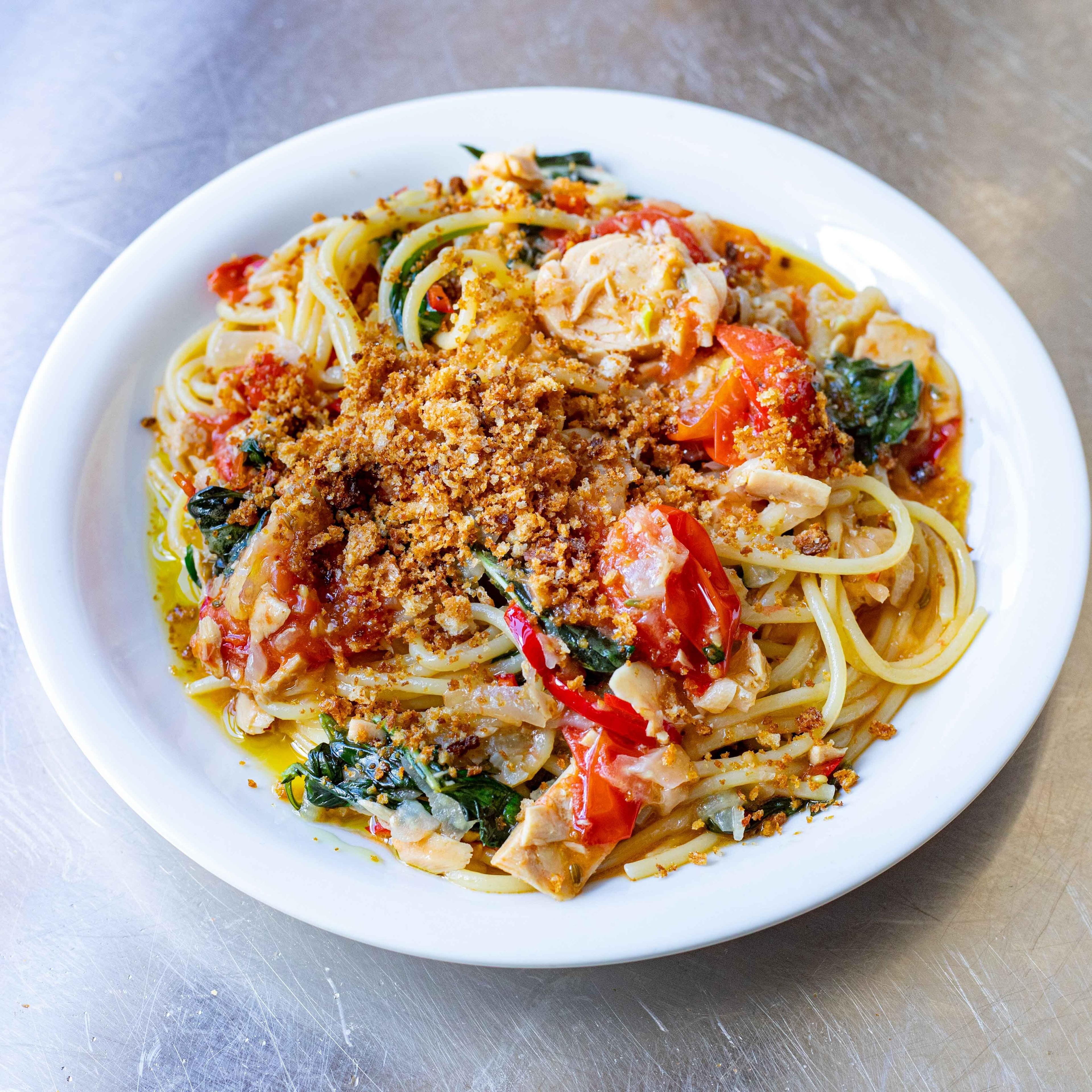 Tuna Fennel Tomato Pasta