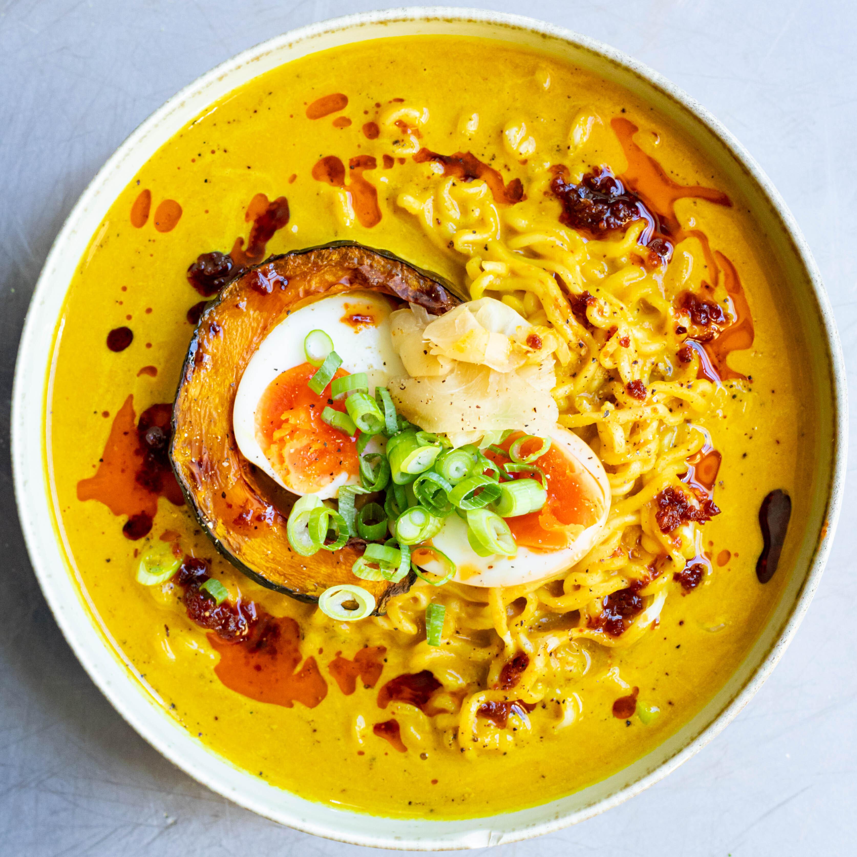 Pumpkin Curry Noodles