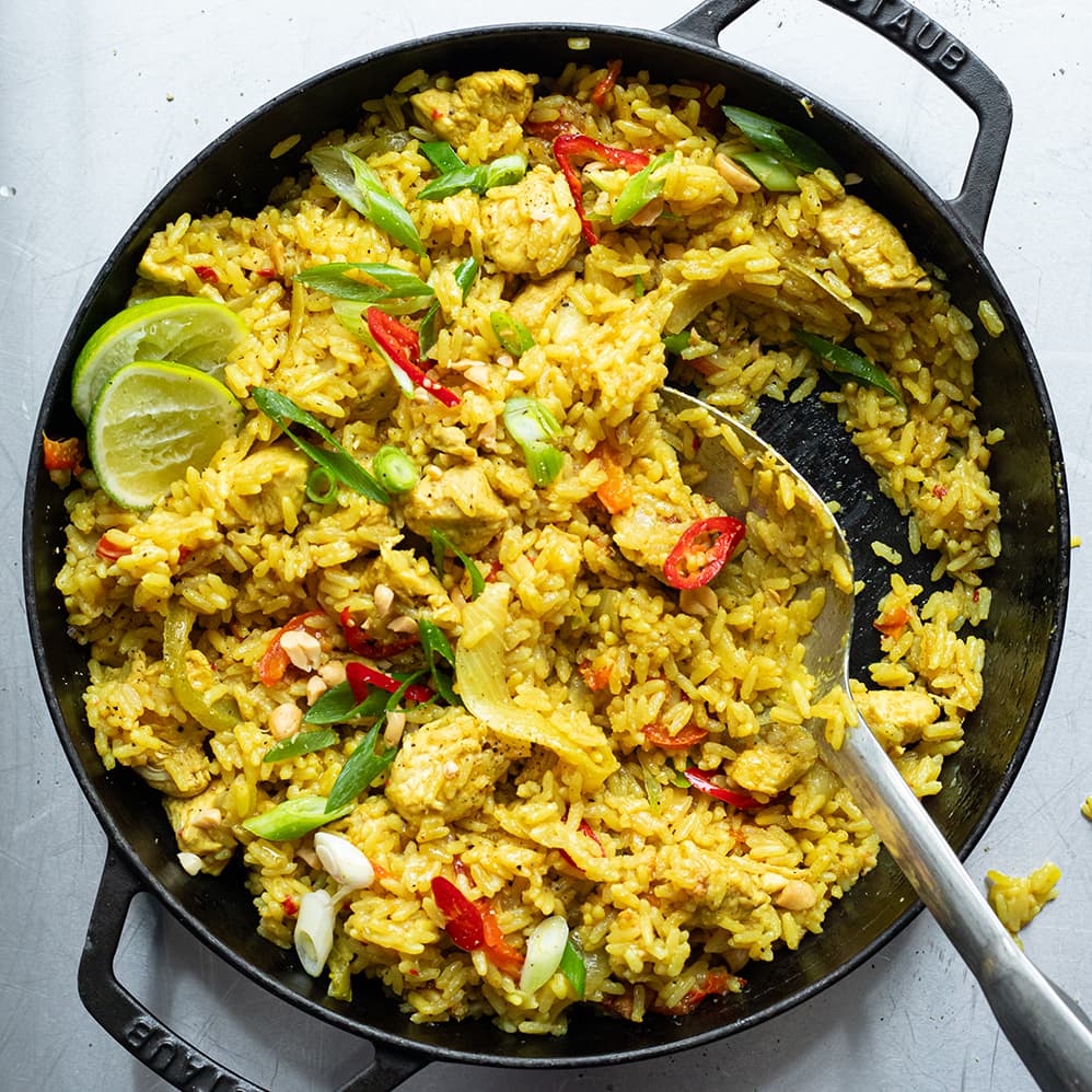 Chicken Satay One-Pot Rice