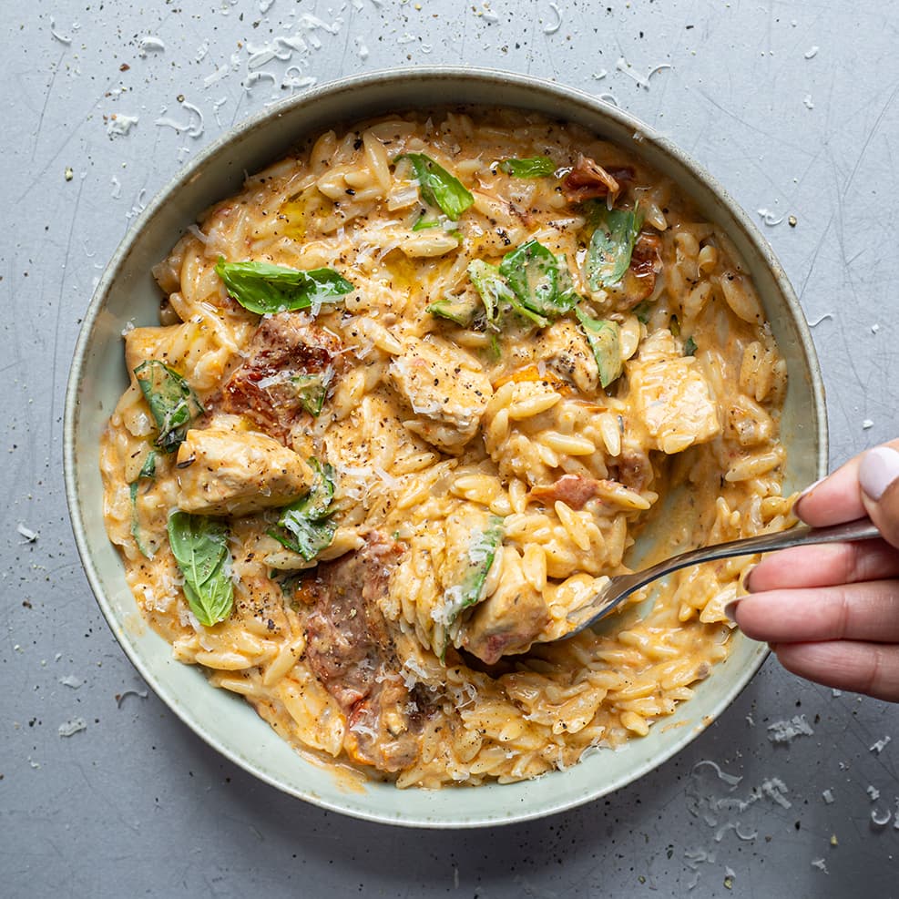 “Marry Me” Chicken Orzo