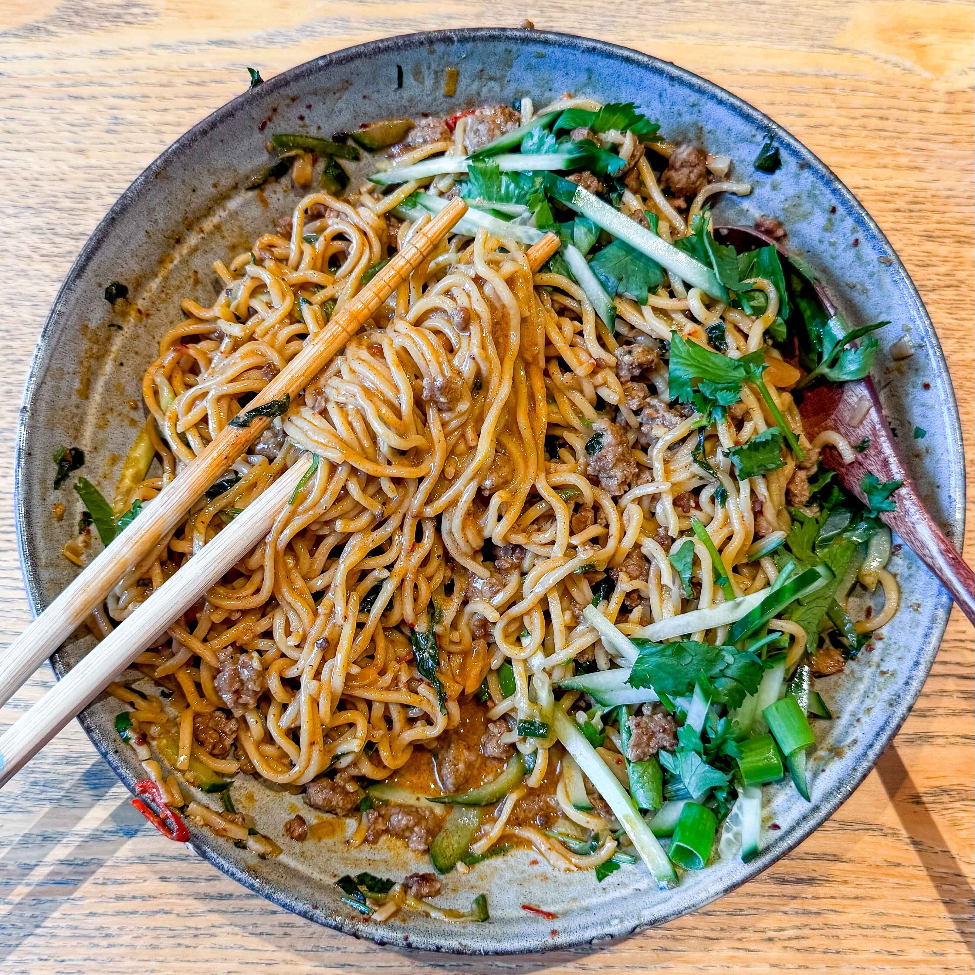 Chilli Oil Tahini Noodles