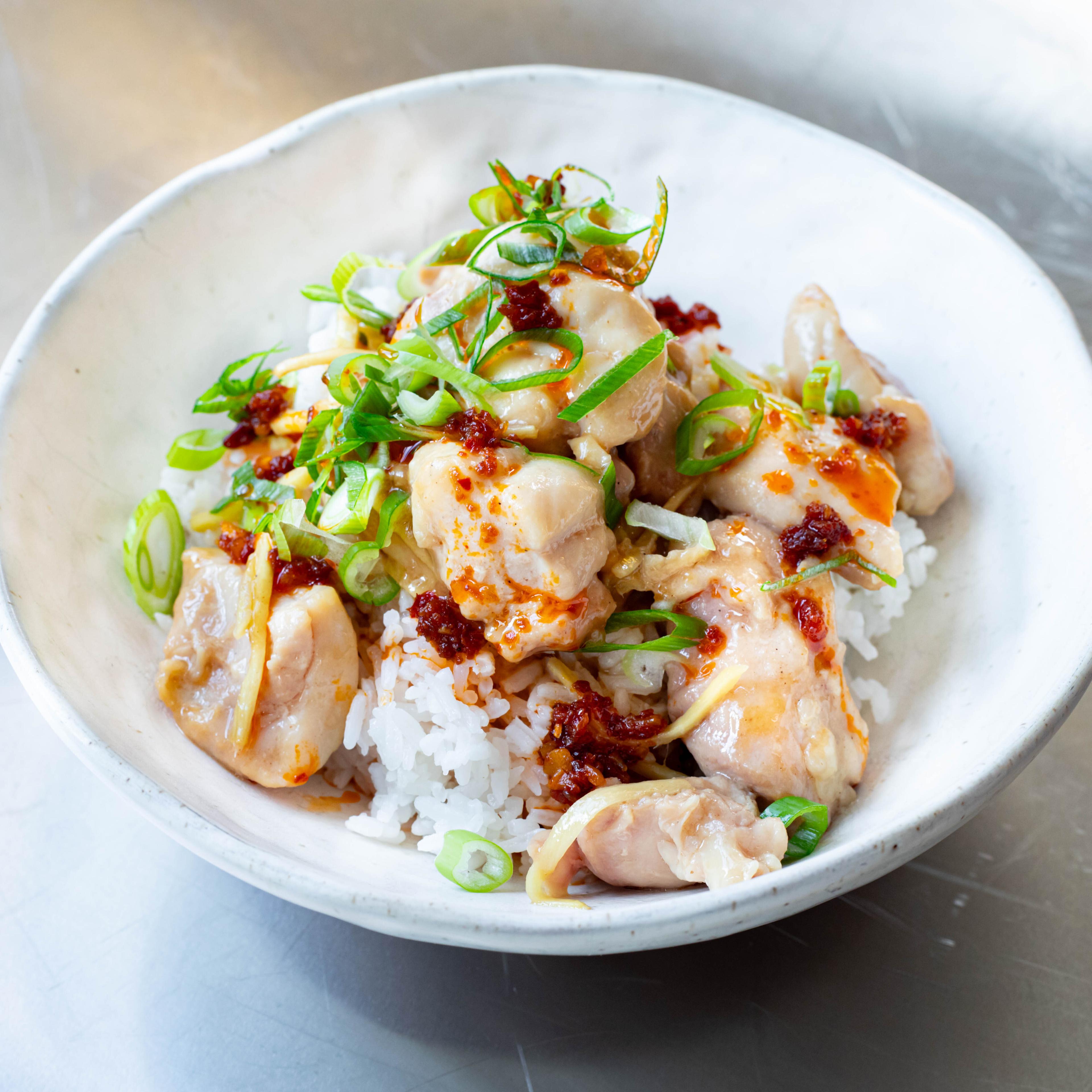 Chinese Steamed Ginger Chicken