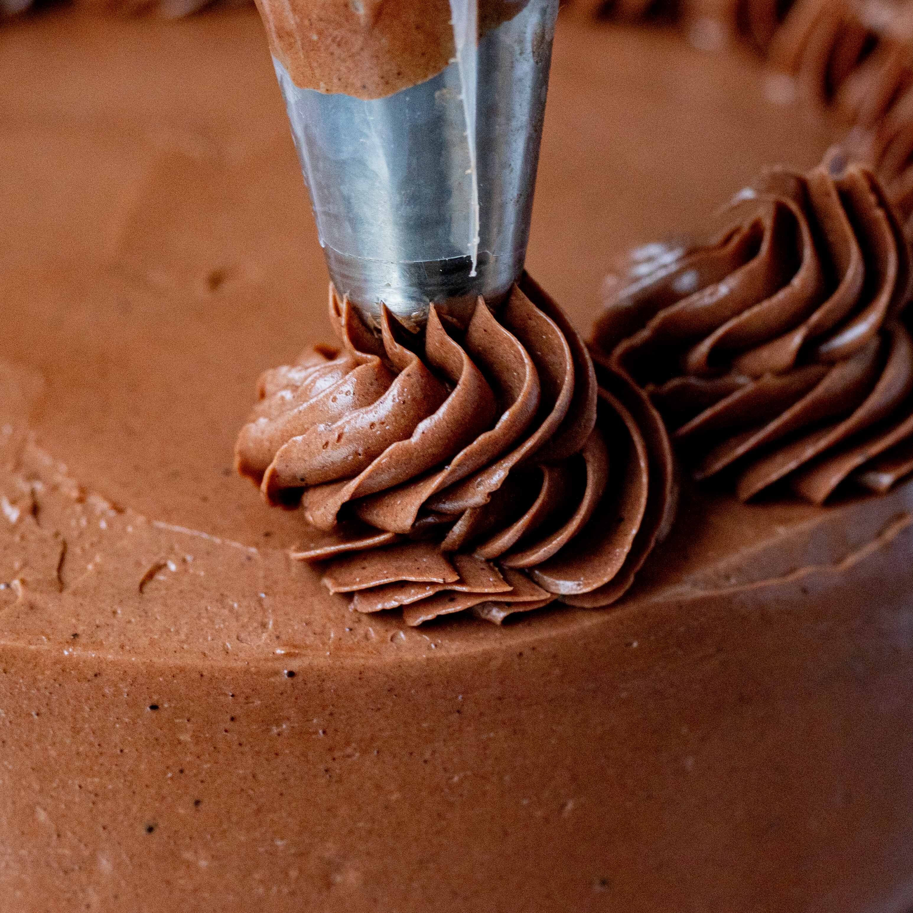 Chocolate Swiss Meringue Buttercream